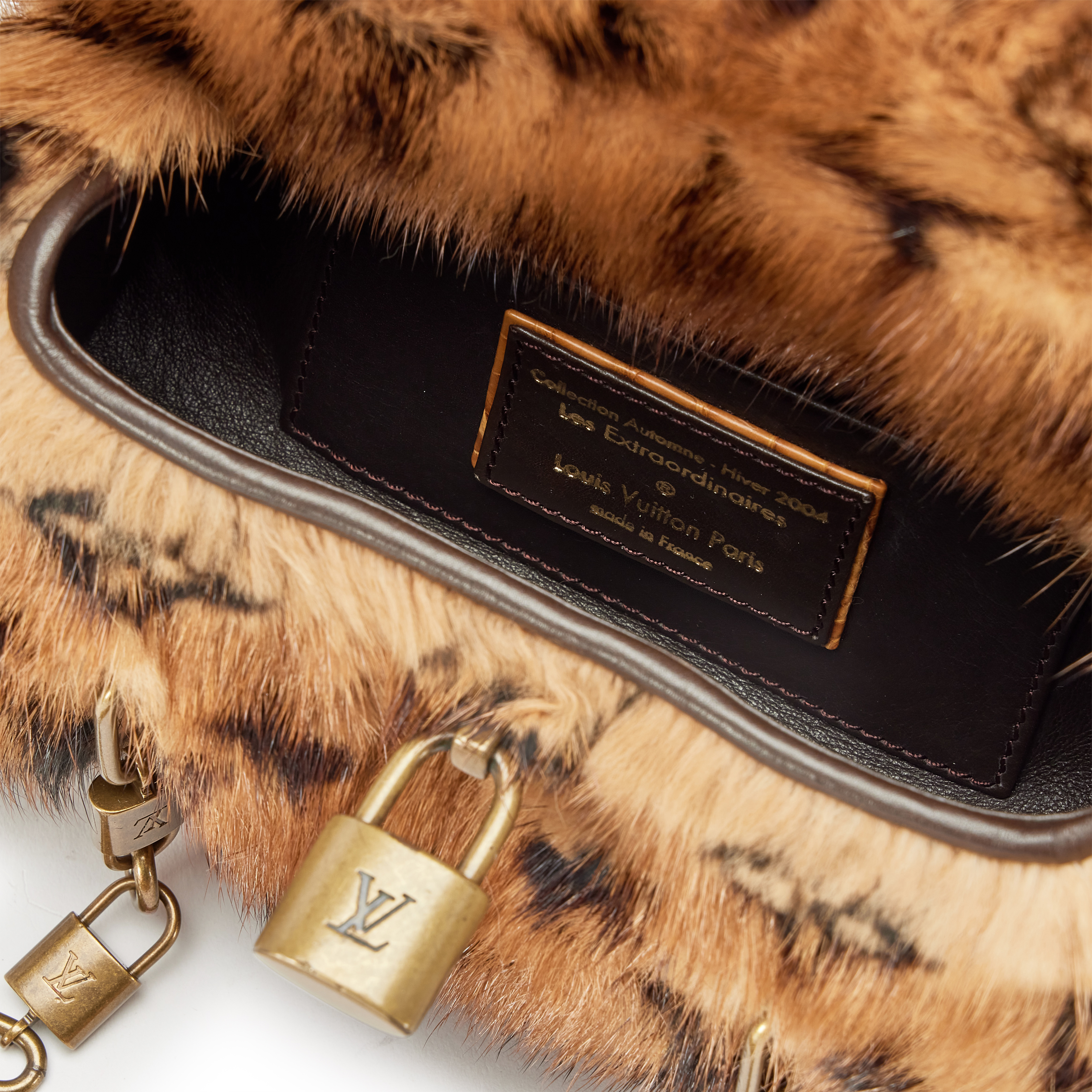 Louis Vuitton Vintage Brown Monogram Mink And Alligator Les