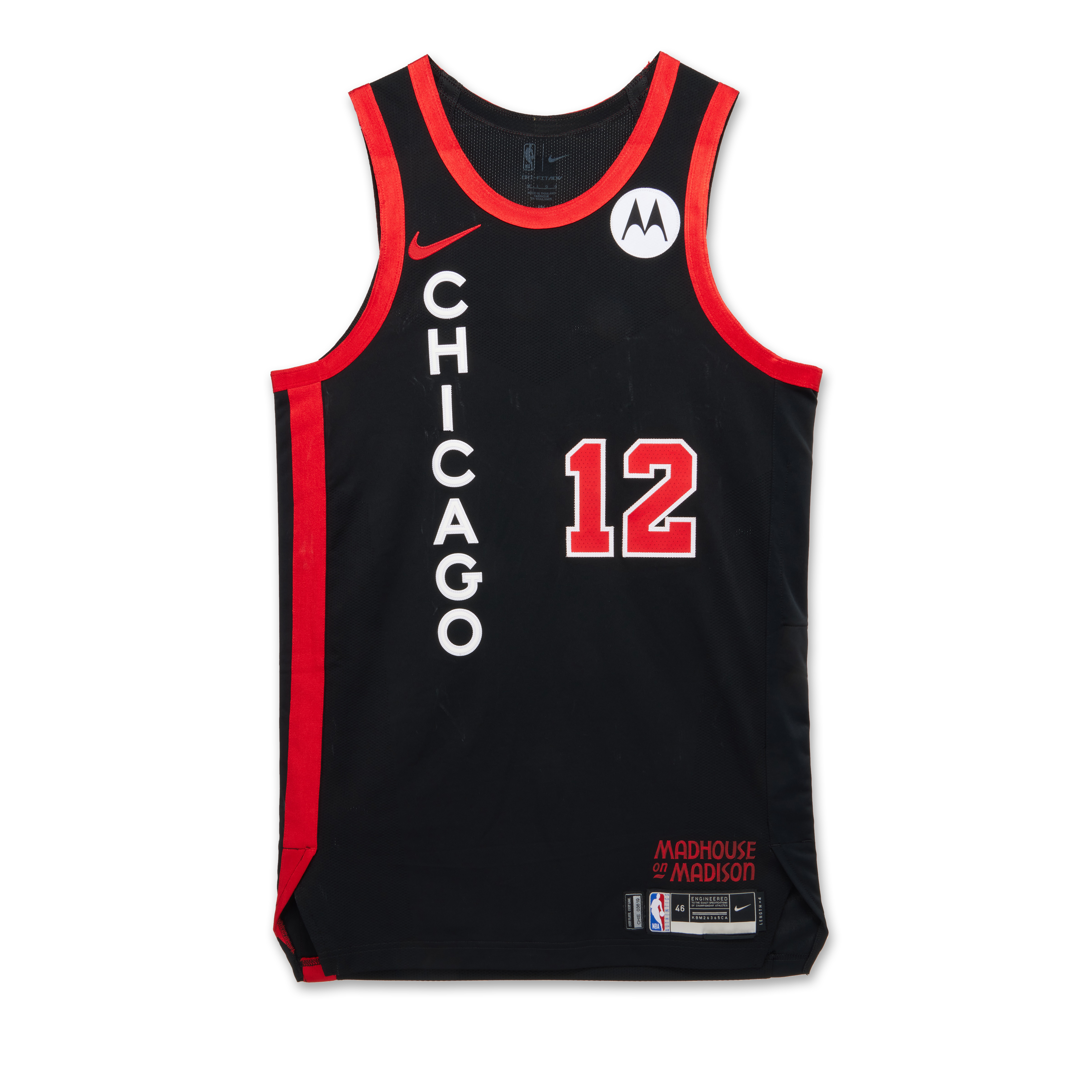 Ayo Dosunmu Chicago Bulls 2023-2024 Game Worn City Edition