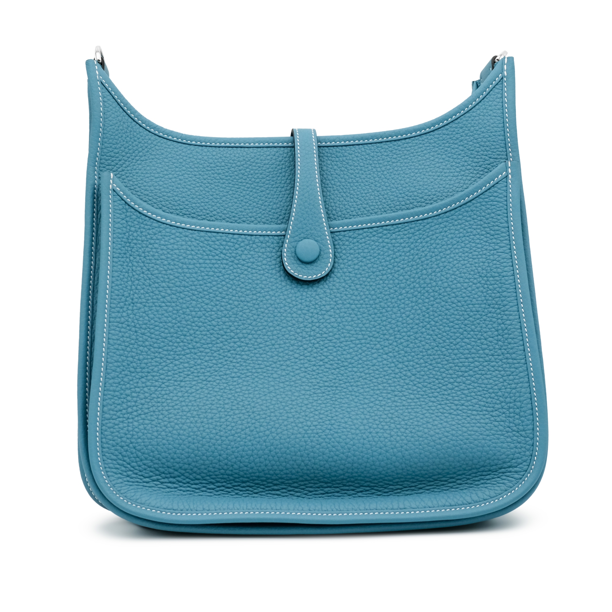【HERMES】Evelyne III 29 エブリン バッグ PM new bleu jean Hermès Bleu Jean Clemence Evelyne III 29 Palladium Hardware