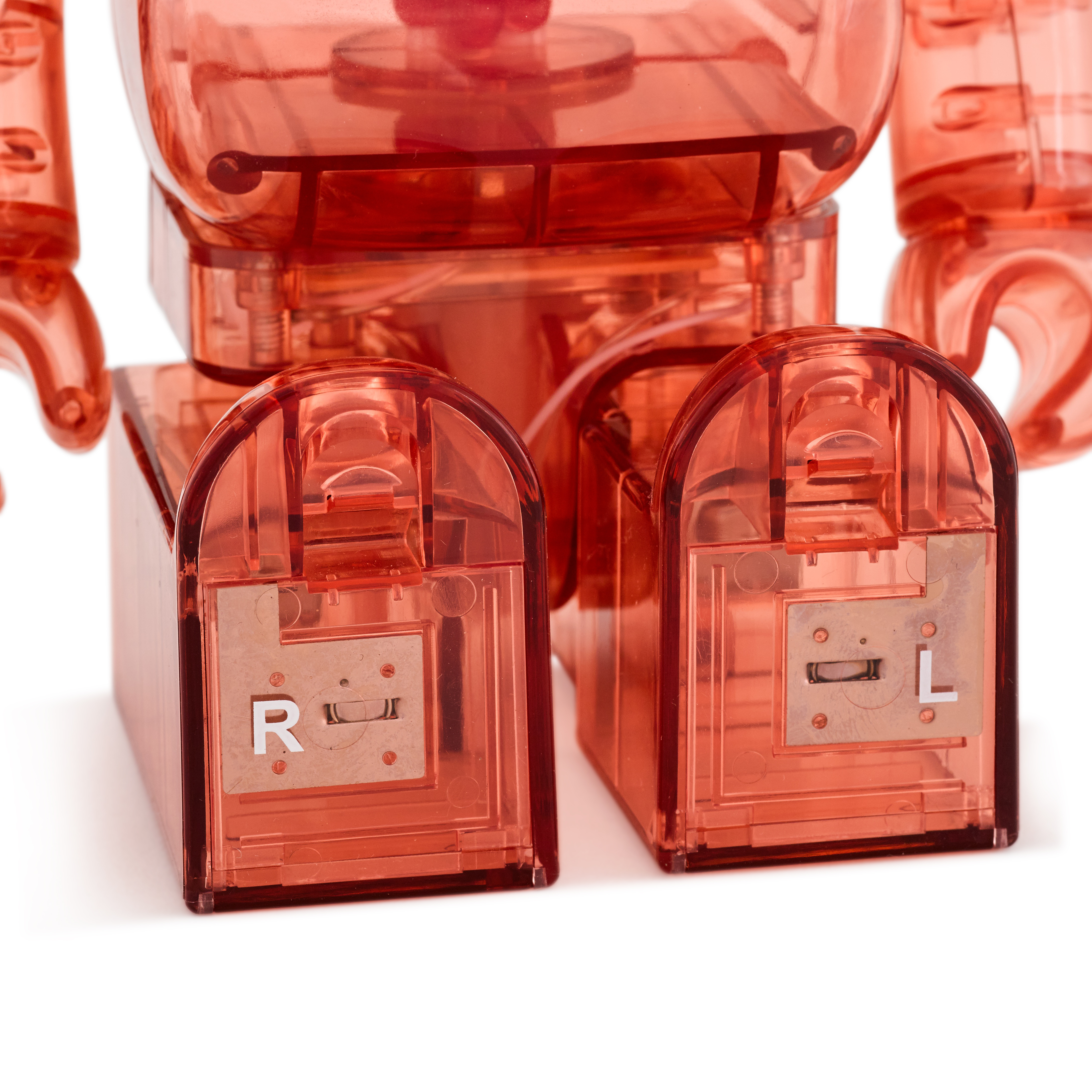 その他 MEDICOM TOY - Emotionally Unavalable Clear Red Heart Medicom Toy BEARBRICK Emotionally Unavailable Red Heart Set