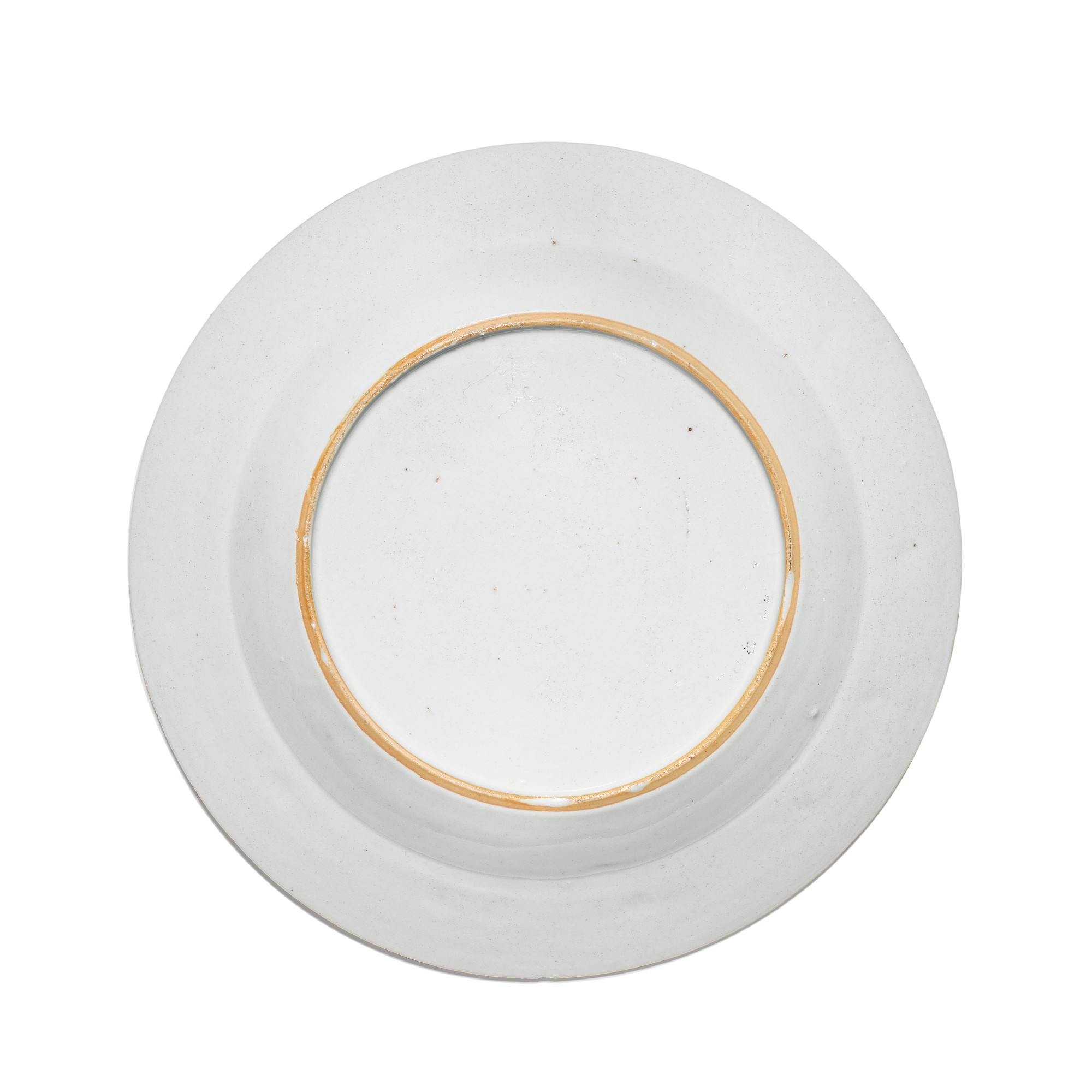 A famillerose 'Cherry Pickers' plate, Qing dynasty, circa 1780