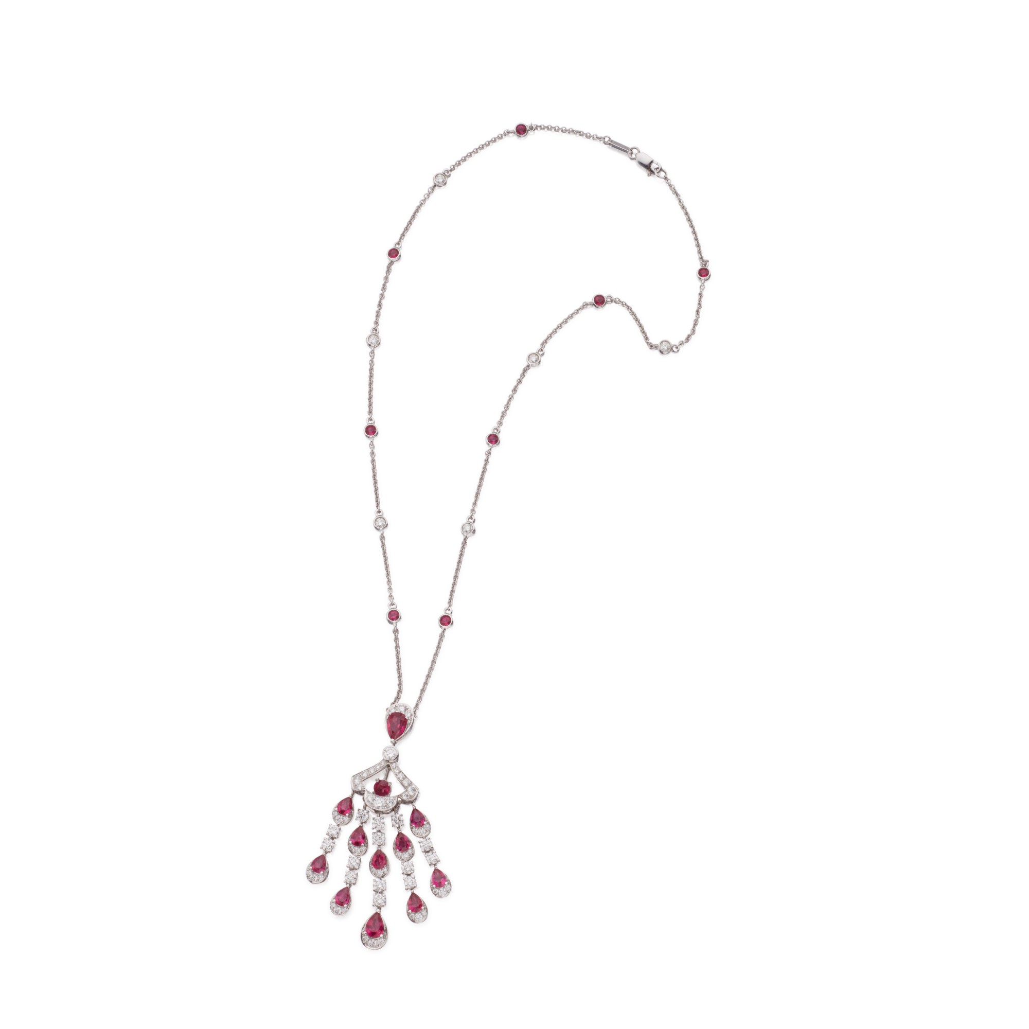 Graff | Ruby and Diamond 'Icon' Pendant-Necklace | Important Jewels ...