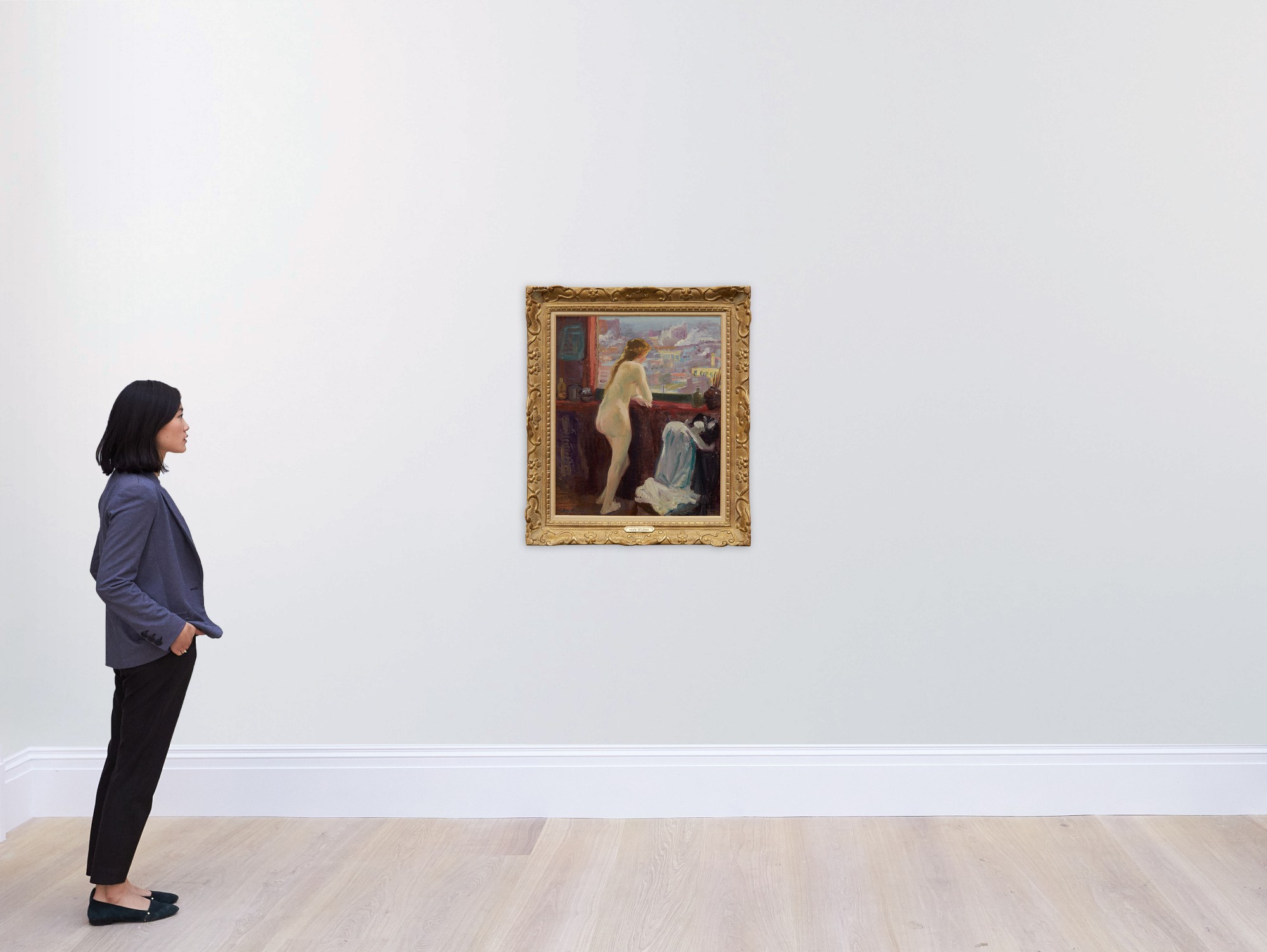 Nude at Window over Greenwich Village Two Centuries: American Art 2021 Sotheby's