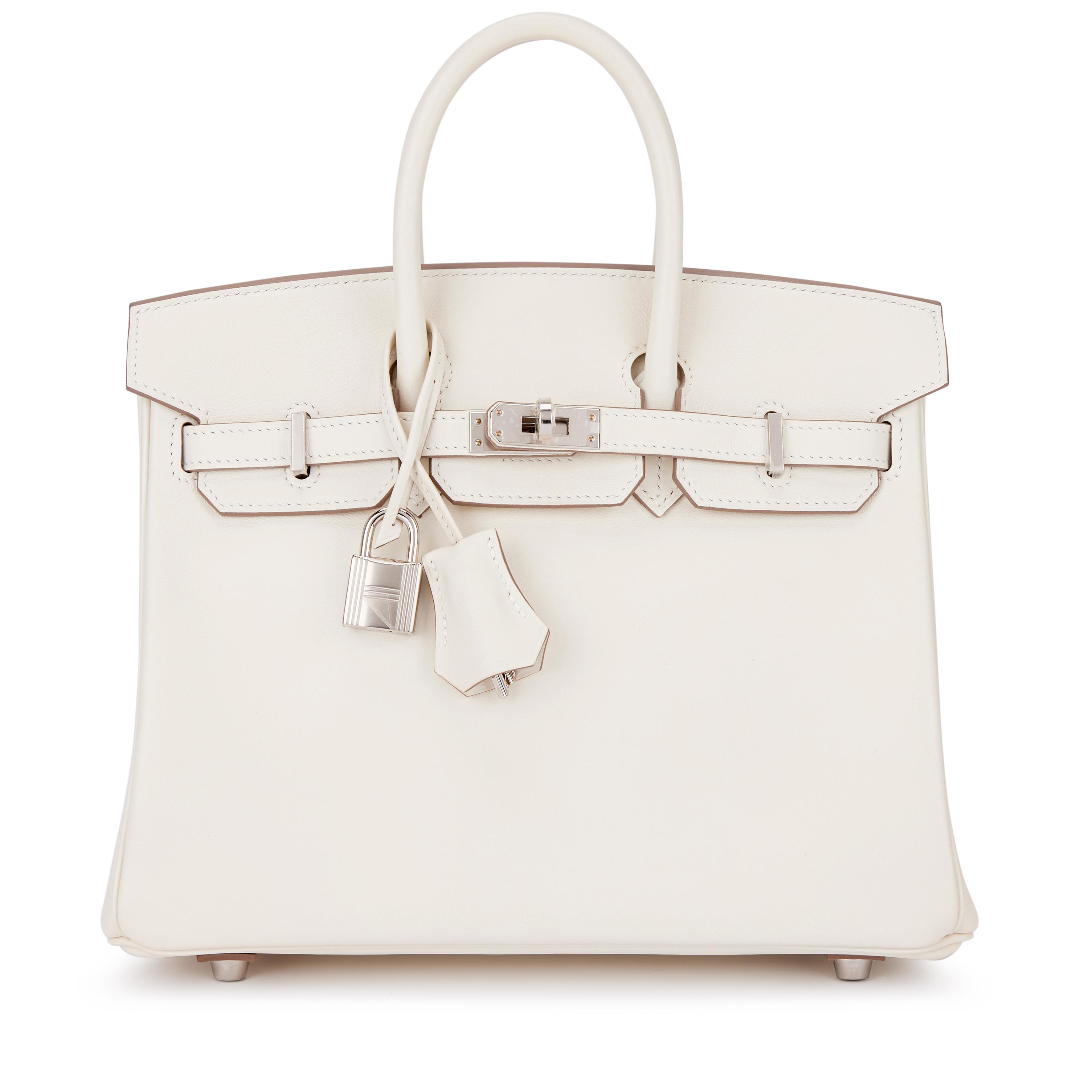 Hermès Mushroom Swift Birkin 25 Palladium Hardware, 2023 Available