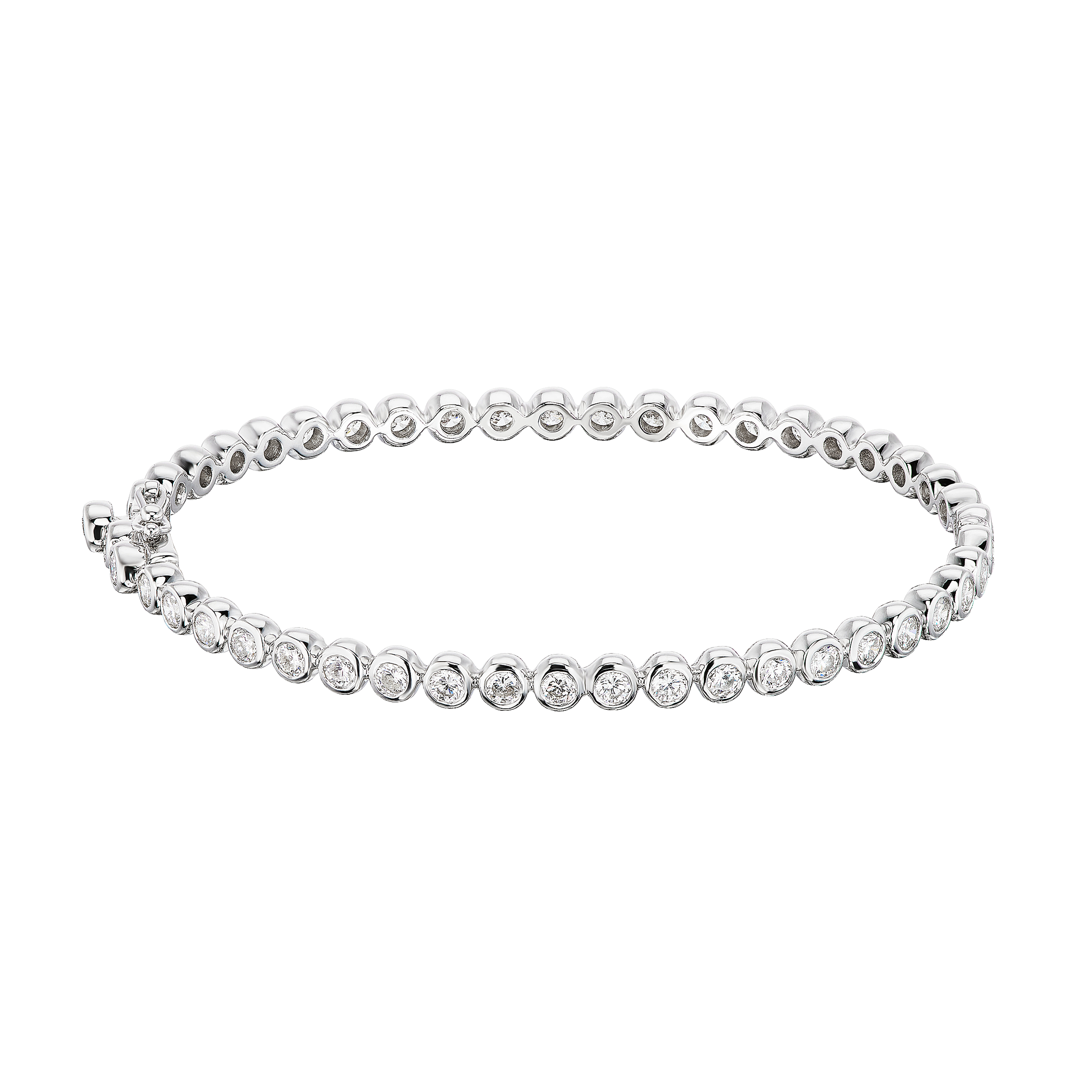 White Gold And Diamond Bangle Bracelet Available For Immediate Sale At Sotheby’s