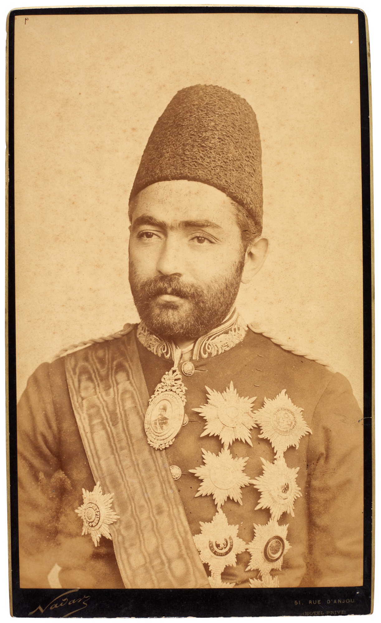 Portrait Riza PERSIA--MIRZA RIZA KHAN | A collection of portraits and an album of ...