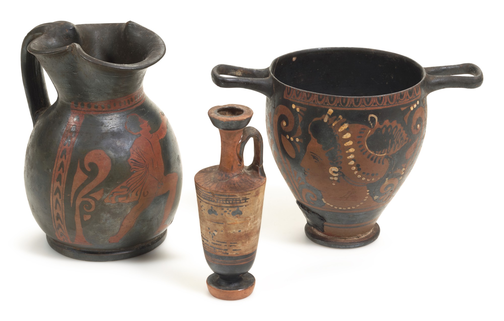 A GROUP OF GREEK POTTERY VESSELS, 5TH/3RD CENTURY B.C. Specialist