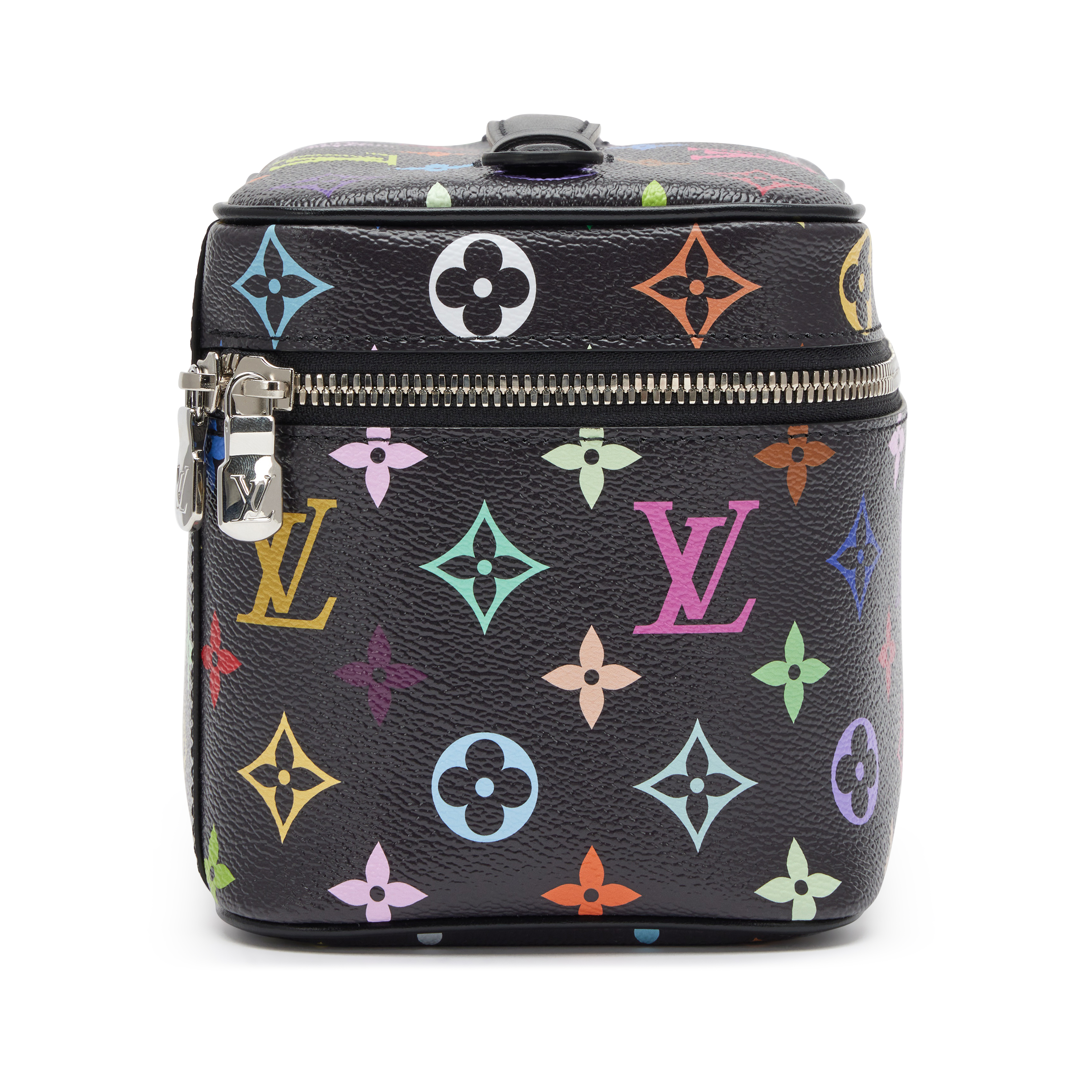 【美品】Louis Vuitton 総柄 モノグラム ブラック Louis Vuitton Takashi Murakami Black Multicolore Monogram