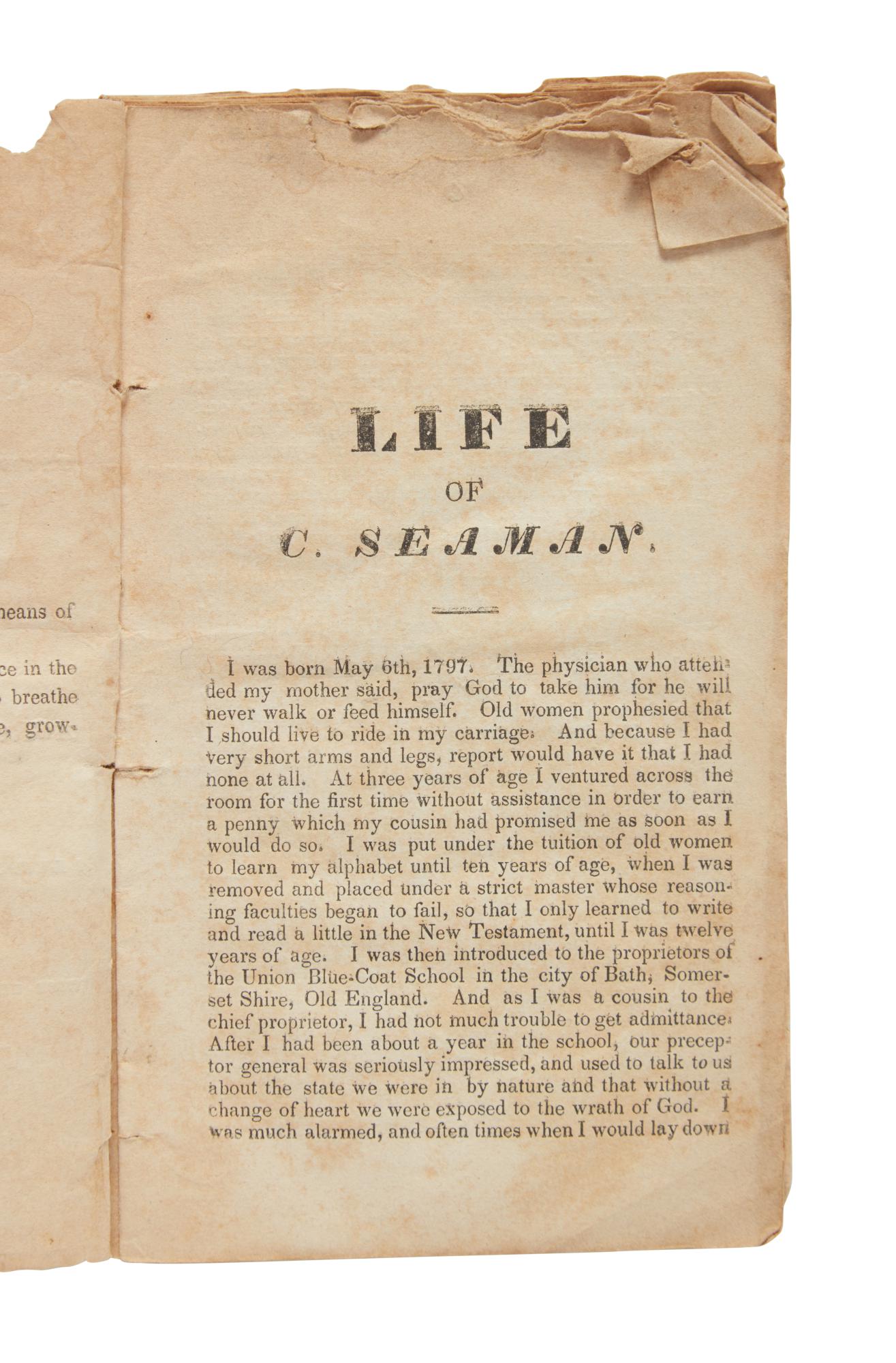Seaman, Charles Edwin Dwarf ventriloquist The Ricky Jay Collection