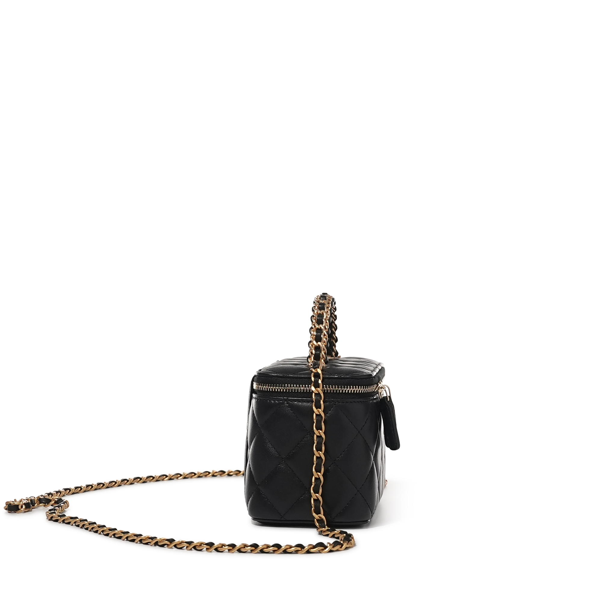 CHANEL 22 Coco Mark Tweed Shoulder Bag Handbag AS3980 2way