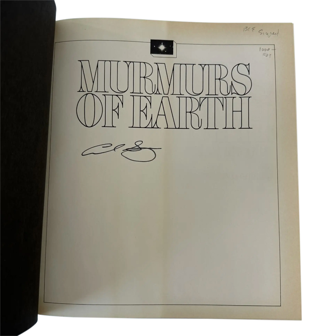 Carl Sagan Vintage Murmurs Of Earth: The Voyager Interstellar
