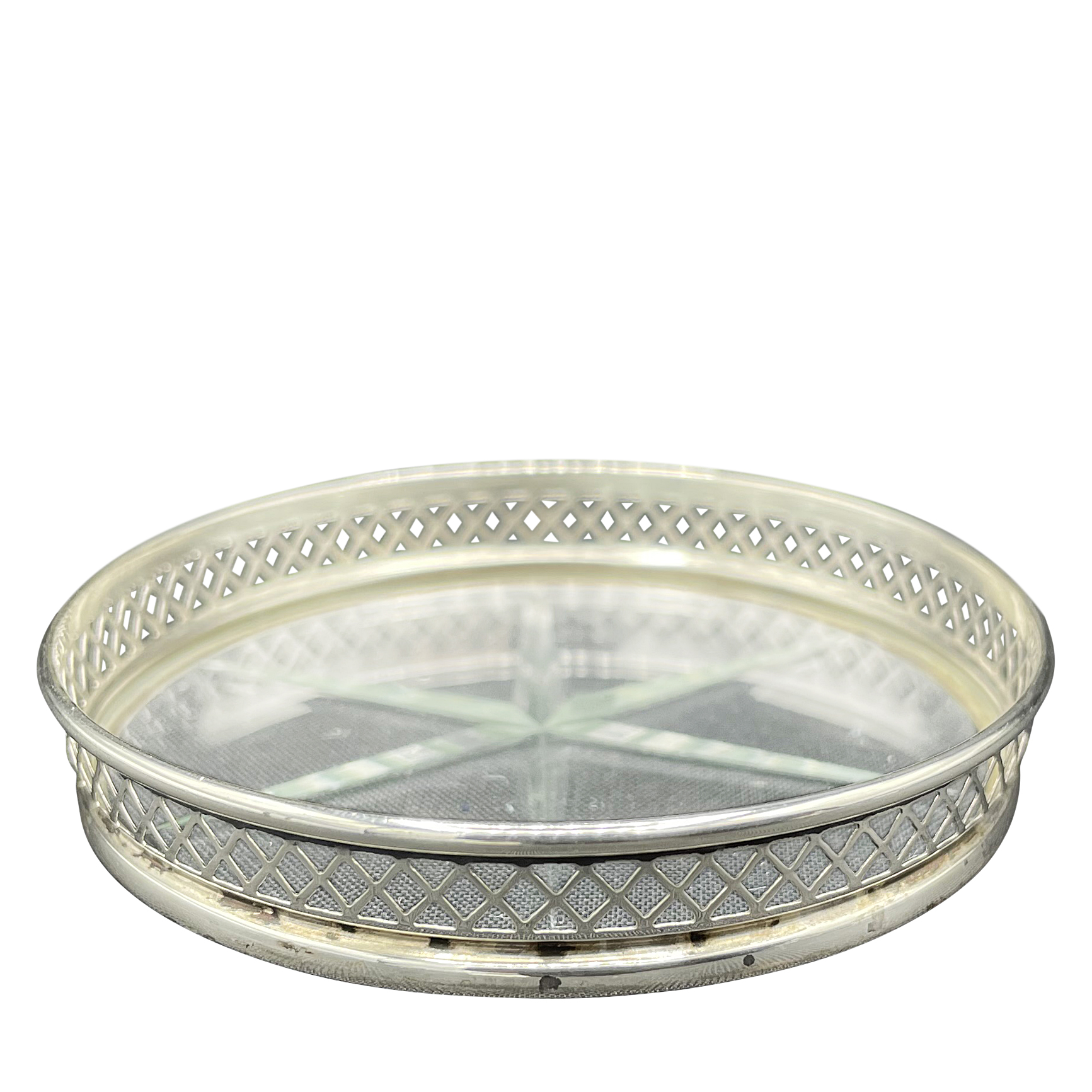 Webster Co. Vintage American Art Deco Silver And Glass