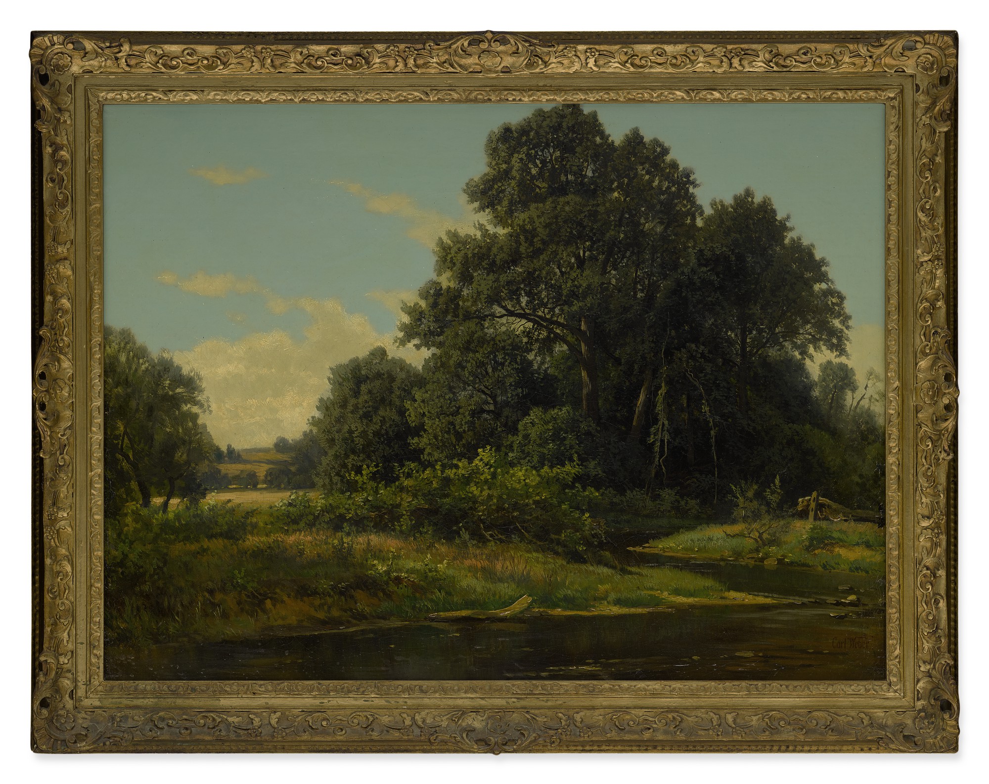 CARL WEBER ALONG THE RIVER All That Is Glorious Around Us Property