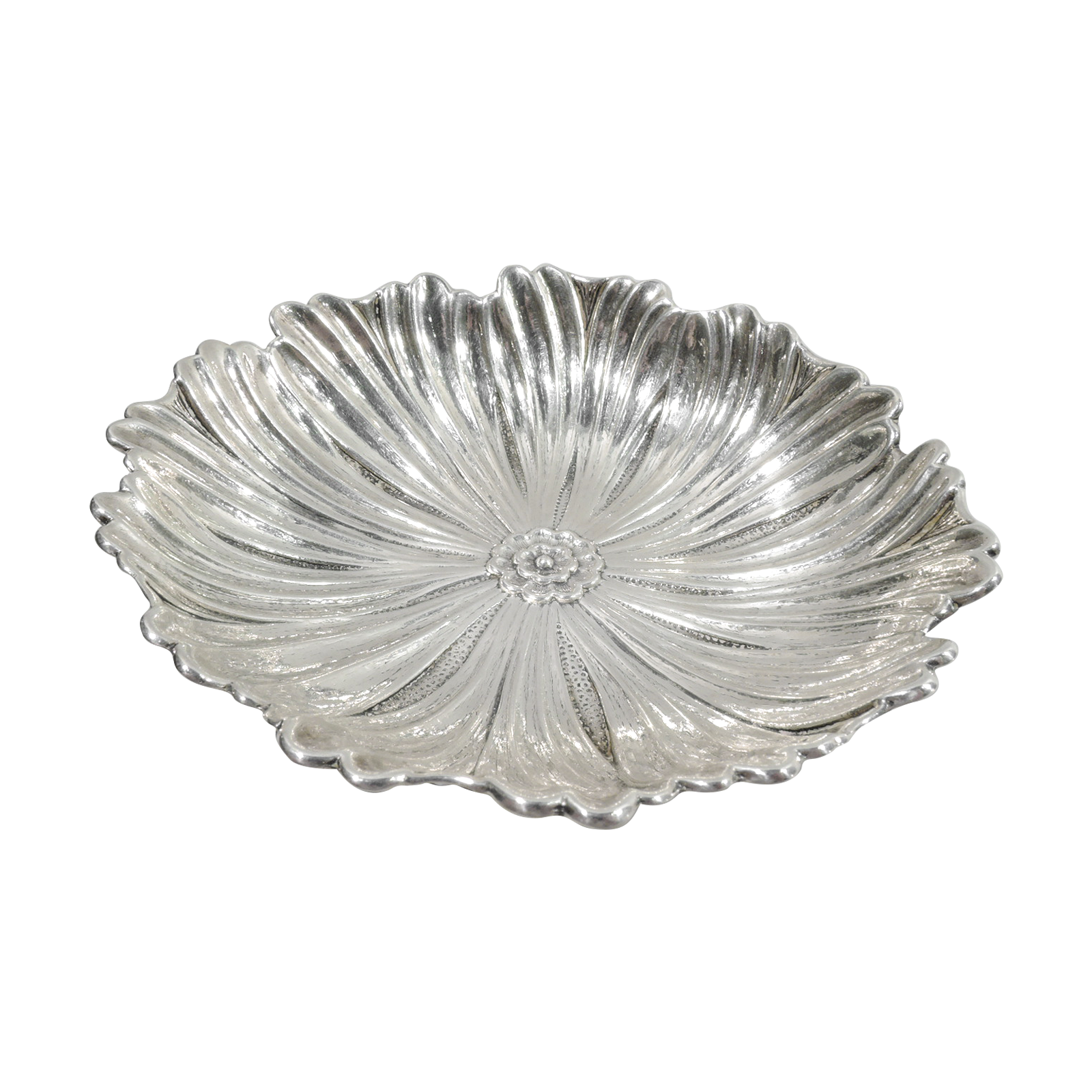Gianmaria Buccellati Vintage Italian Silver Flower Blossom Bowl
