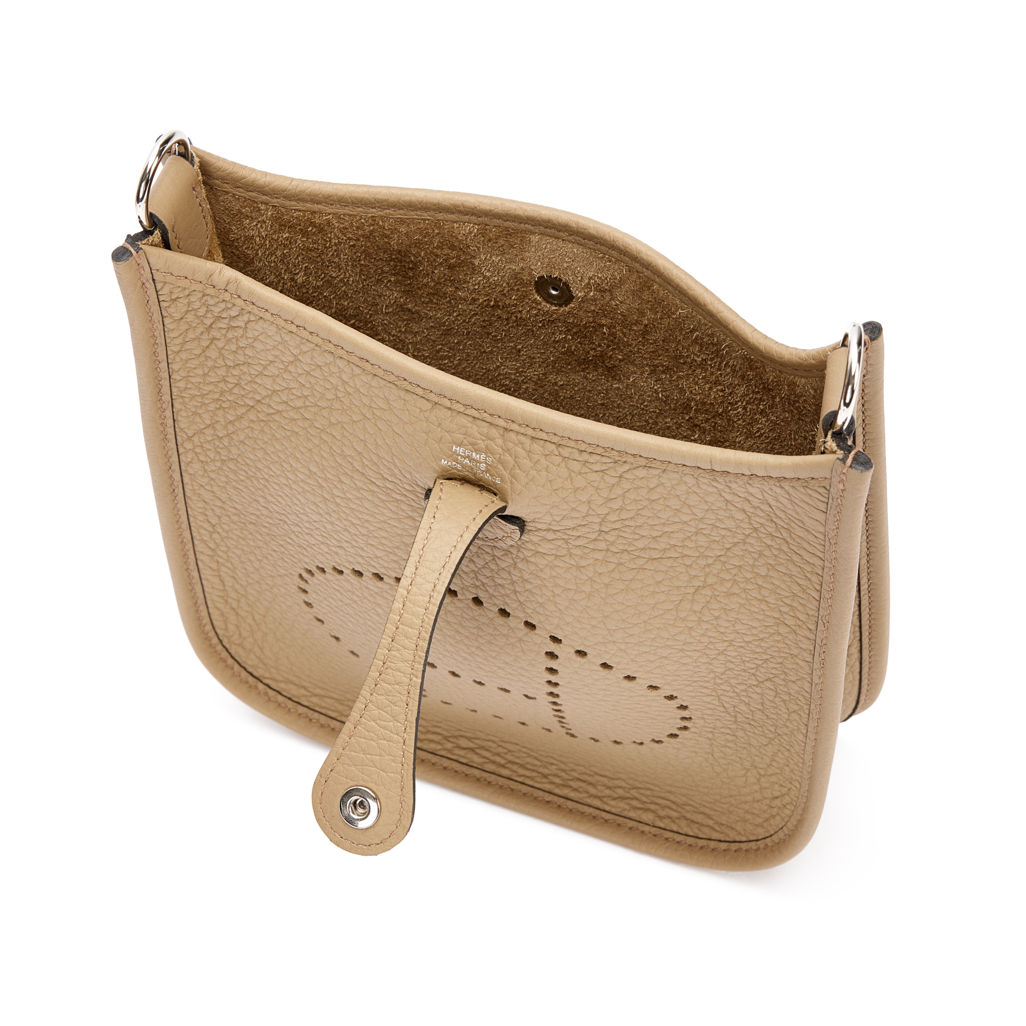希少品♪【HERMES】Evelyne 16 Amazone Bag Gold Beige Marfa Hermes Evelyne TPM Beige Marfa Clemence Gold Hardware
