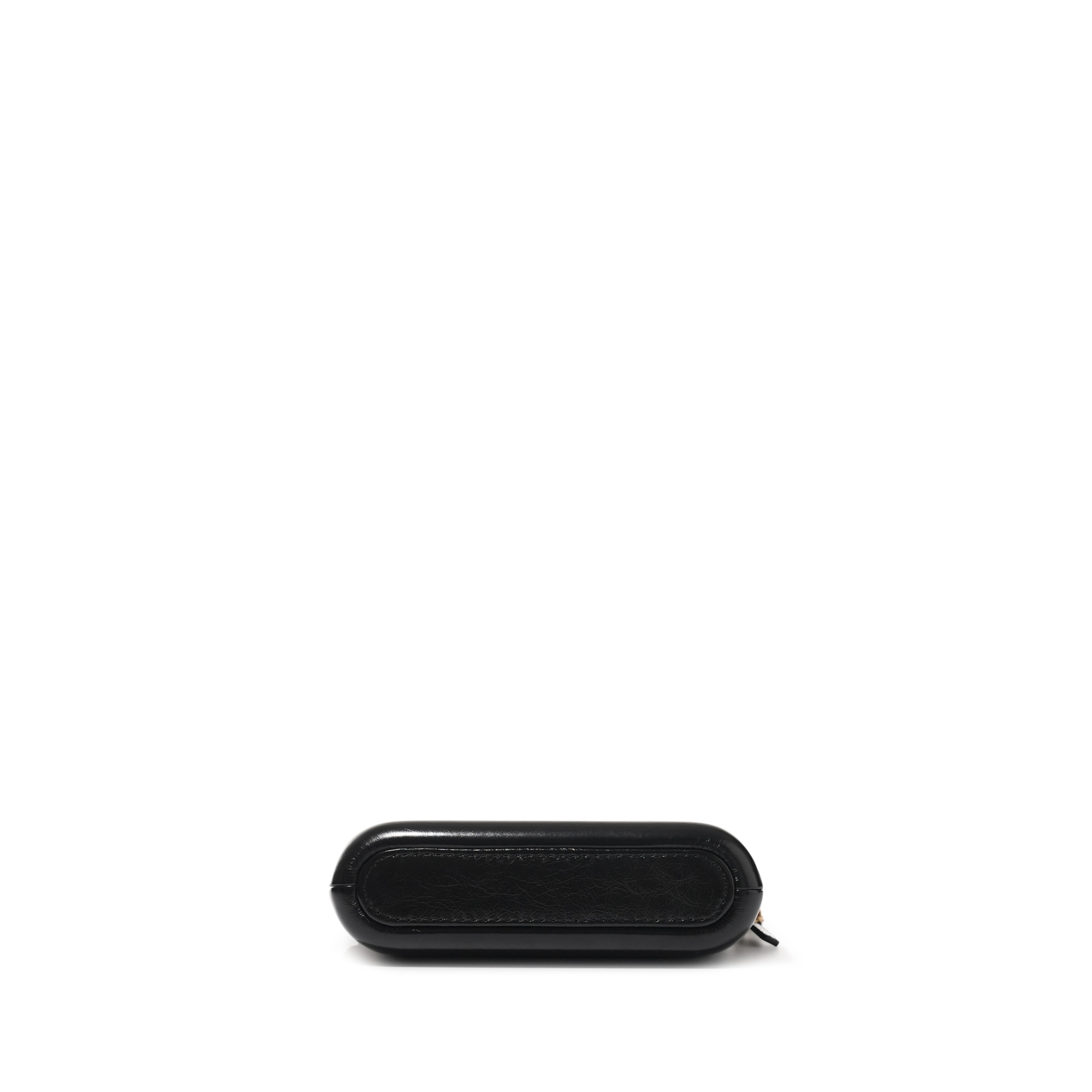 Chanel Black Quilted Calfskin Gabrielle Clutch With Chain