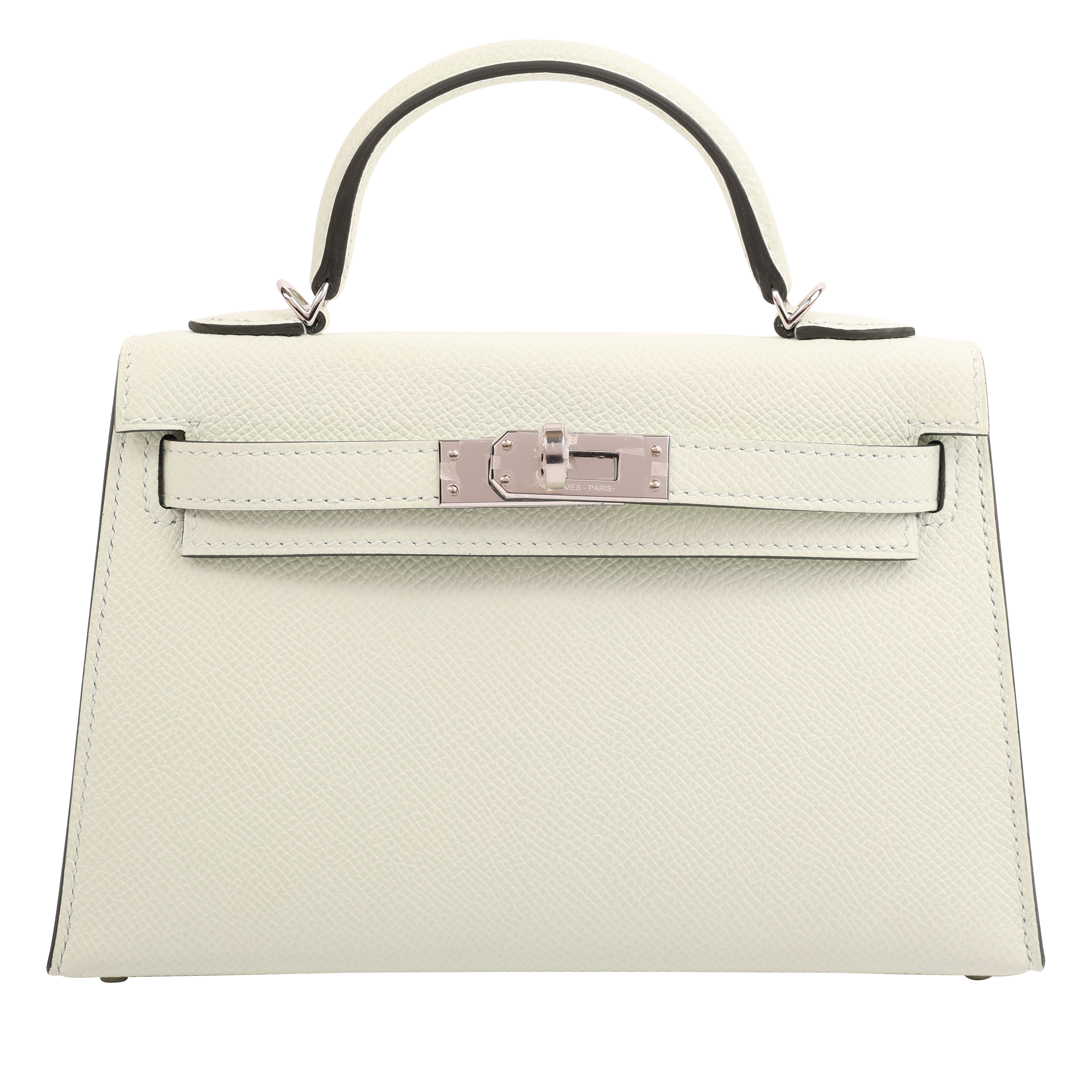 Hermès Vert Fizz Epsom Mini Kelly 20 II Palladium Hardware, 2022