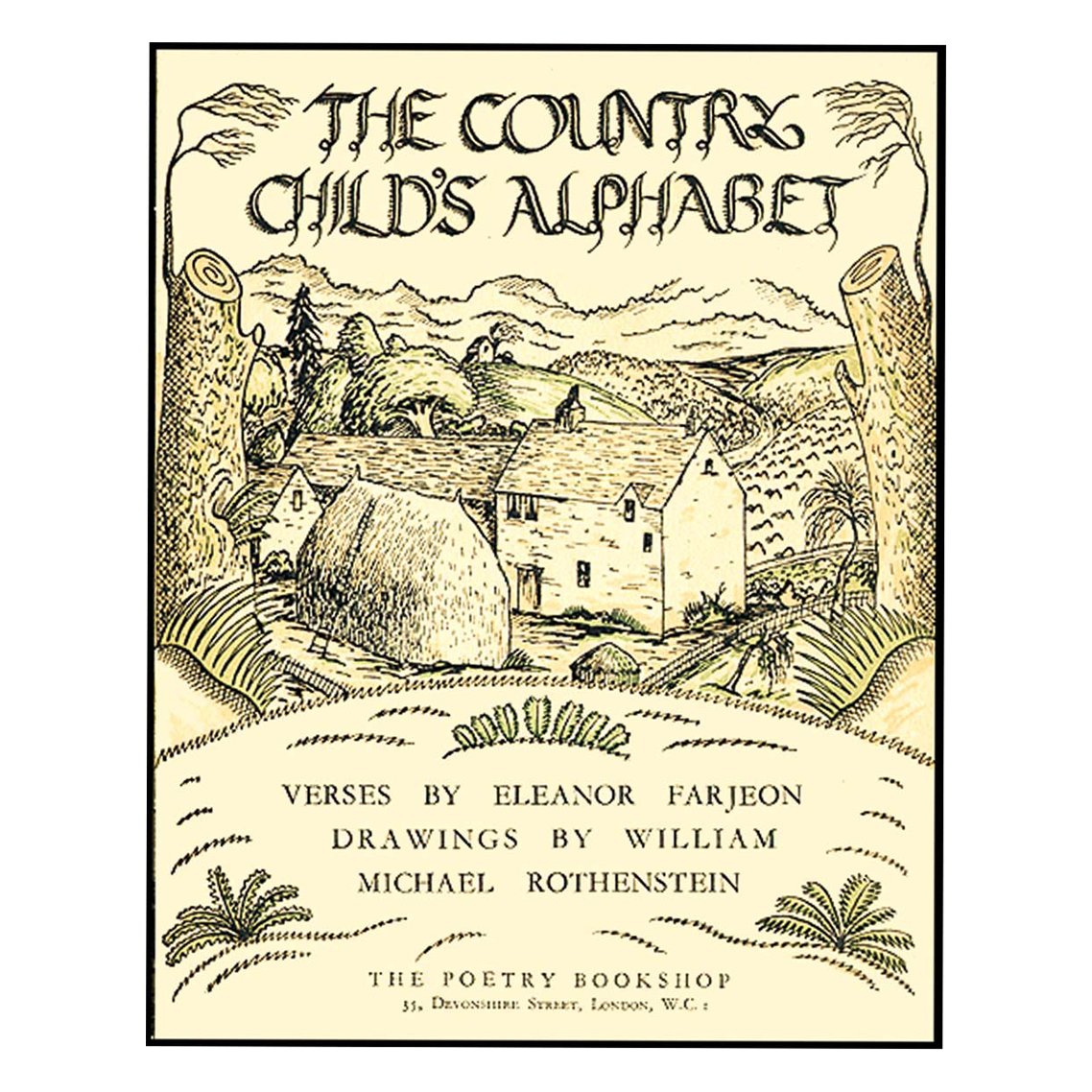 Eleanor Farjeon Vintage The Country Child's Alphabet First Edition