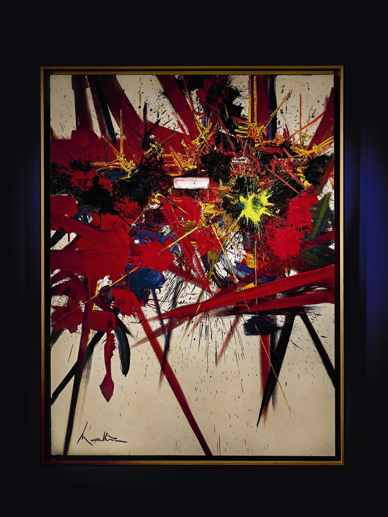 MATHIEU 喬治・馬修 DÉSESPOIR DE LUMIÈRE 希望之光 Modern Art Evening