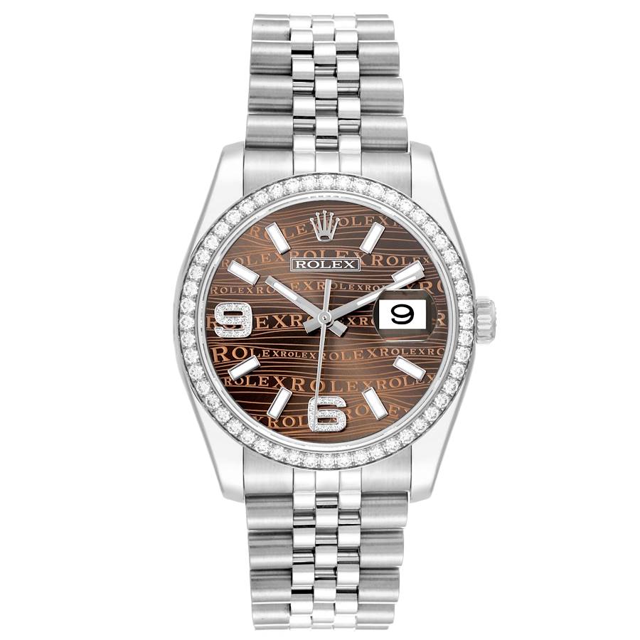 Rolex Rolex Datejust Bronze Wave Dial (Reference 116244). A White