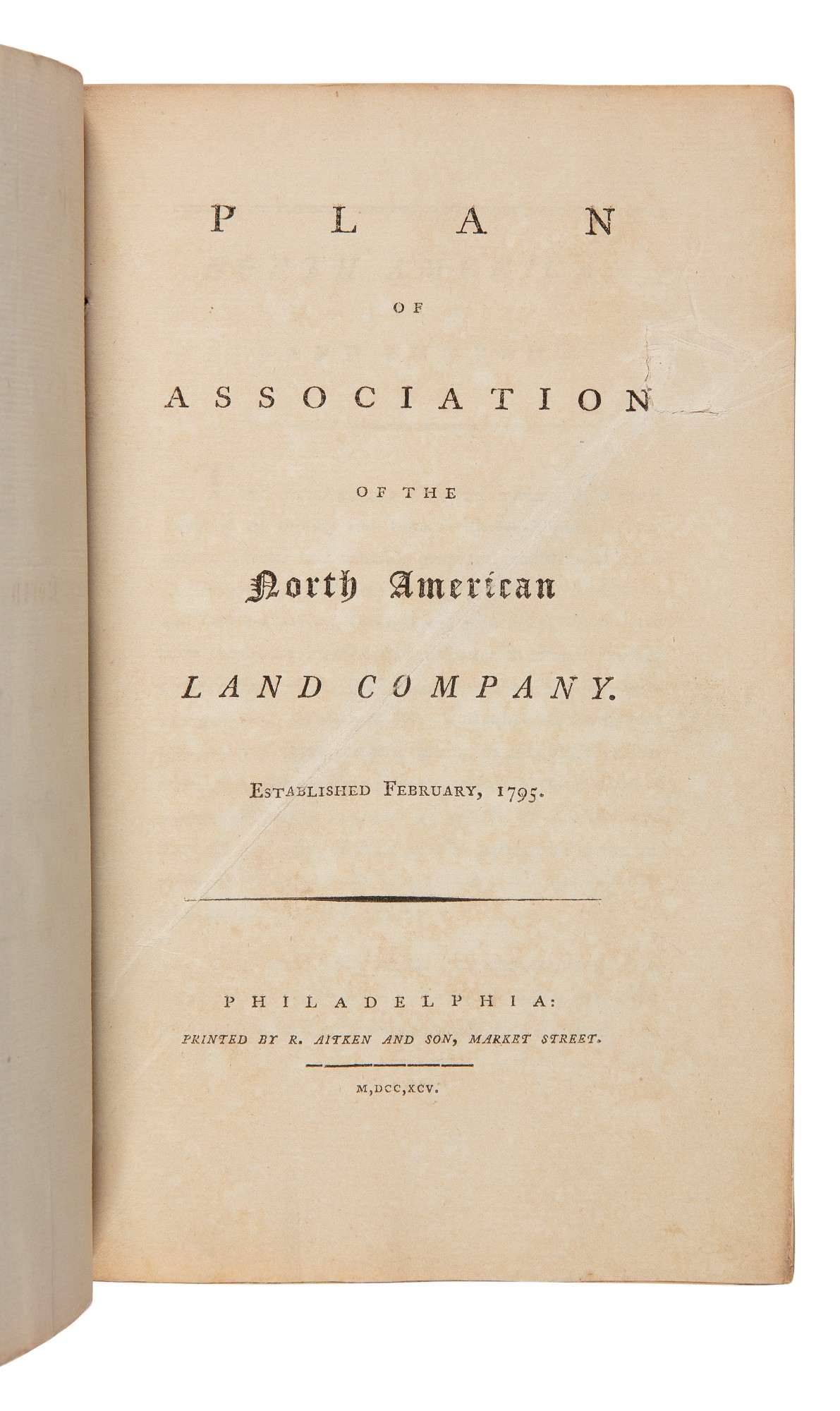 [North American Land Company] Western land speculation The Passion of American Collectors