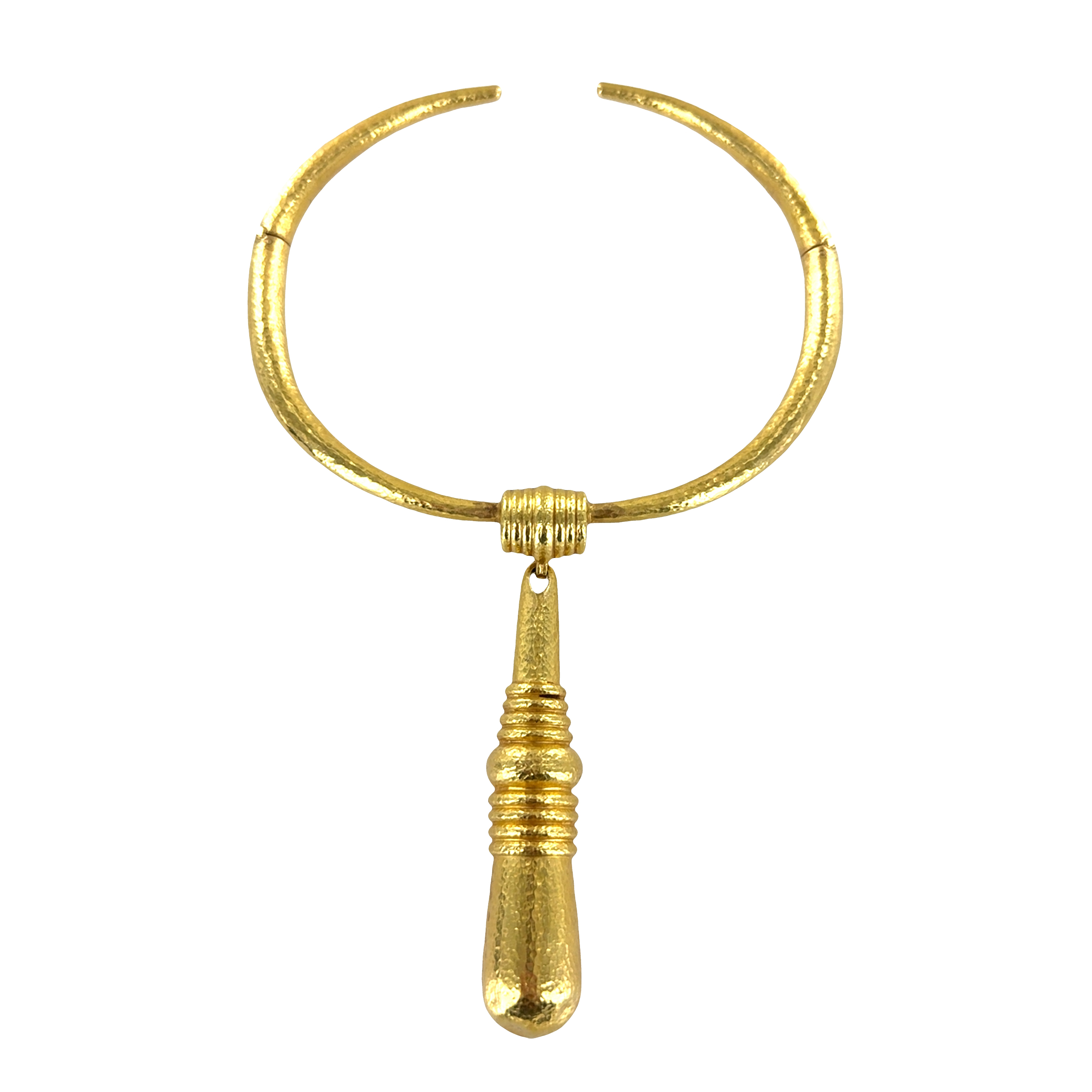 Ilias Lalaounis Vintage Vintage High Karat Gold Collar Necklace
