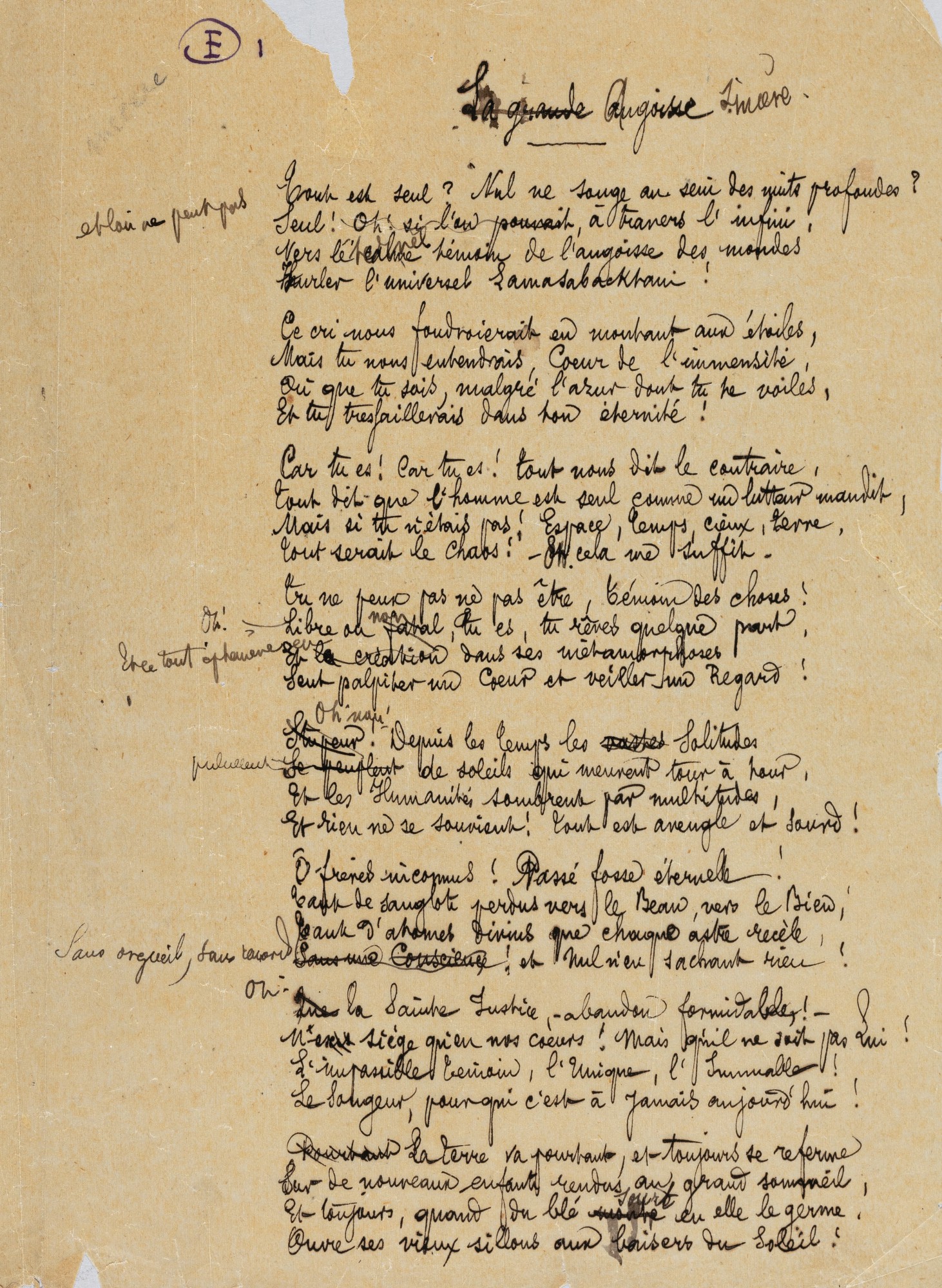 Poème Autographe Signé Francis De Croisset - "Perverse, Menue, Aguichante" - Occasion / Collection