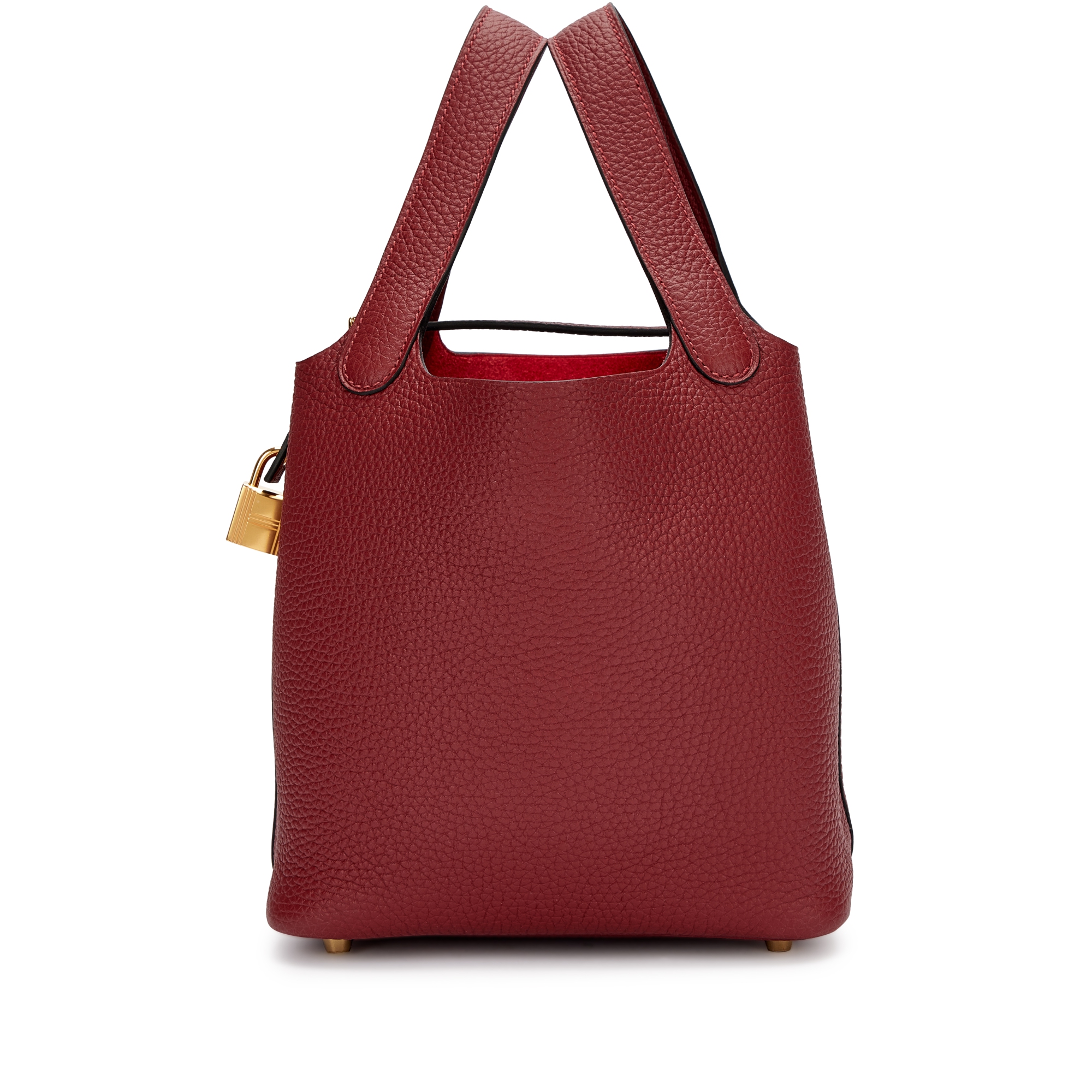 希少★入手困難【HERMES】ピコタン Picotin Lock 18 Bag Rouge H Hermès Rouge H Clemence Picotin Lock 18 Gold Hardware, 2023