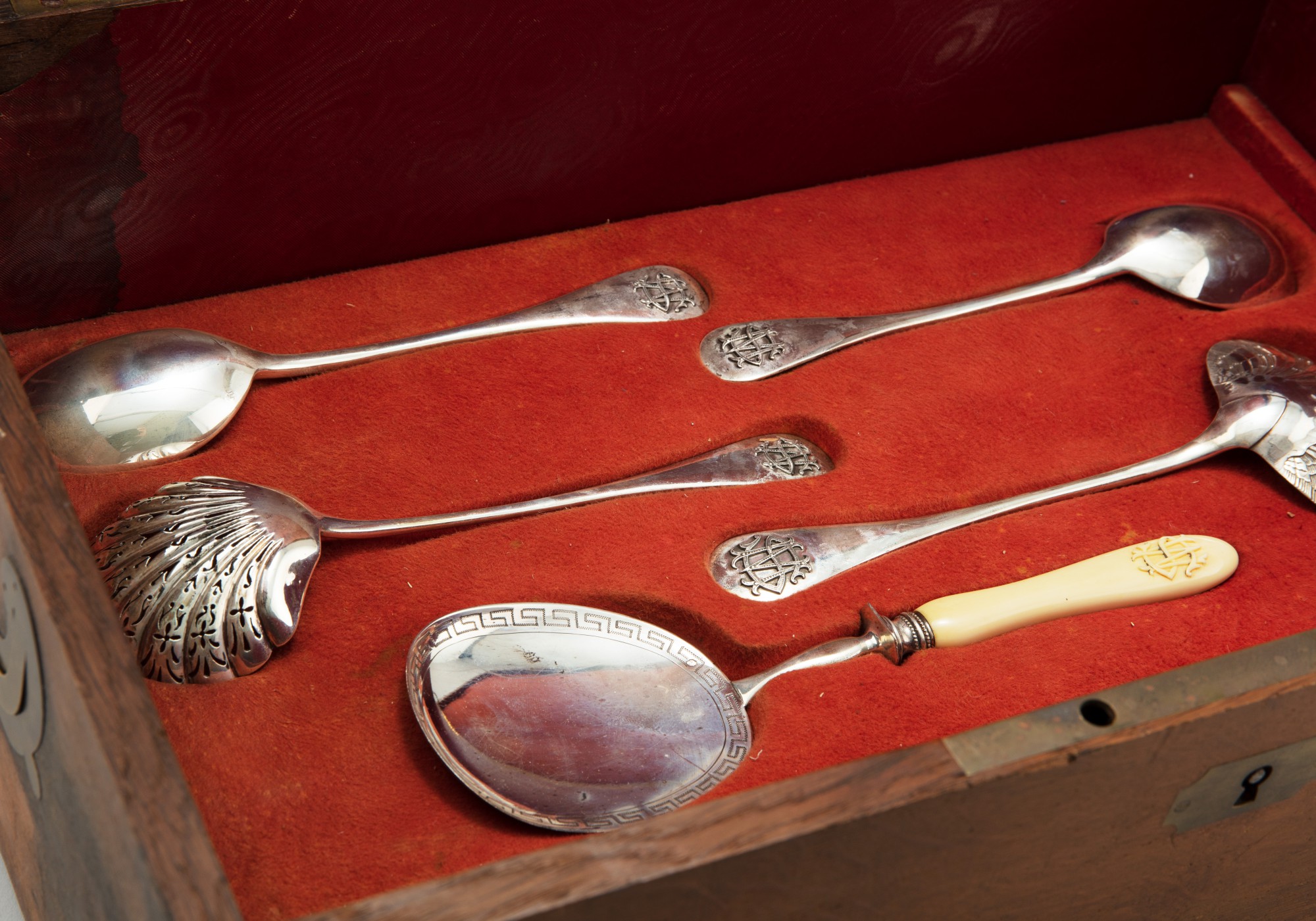A French silver 265-piece flatware set, Ernest Compère, Paris, circa ...