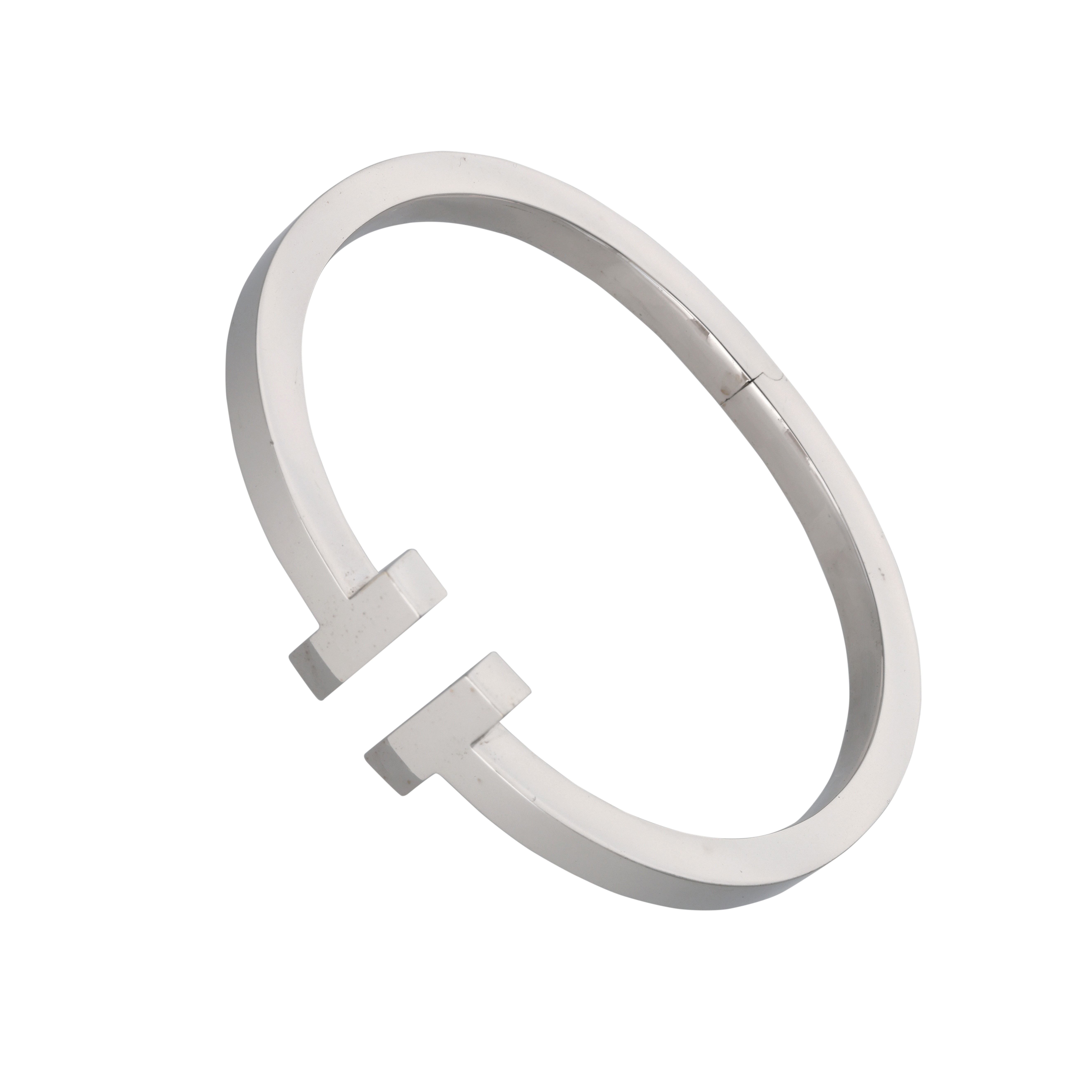 Tiffany & Co. White Gold T Square Bracelet Available For Tiffany & Co. White Gold T Square Bracelet Available For