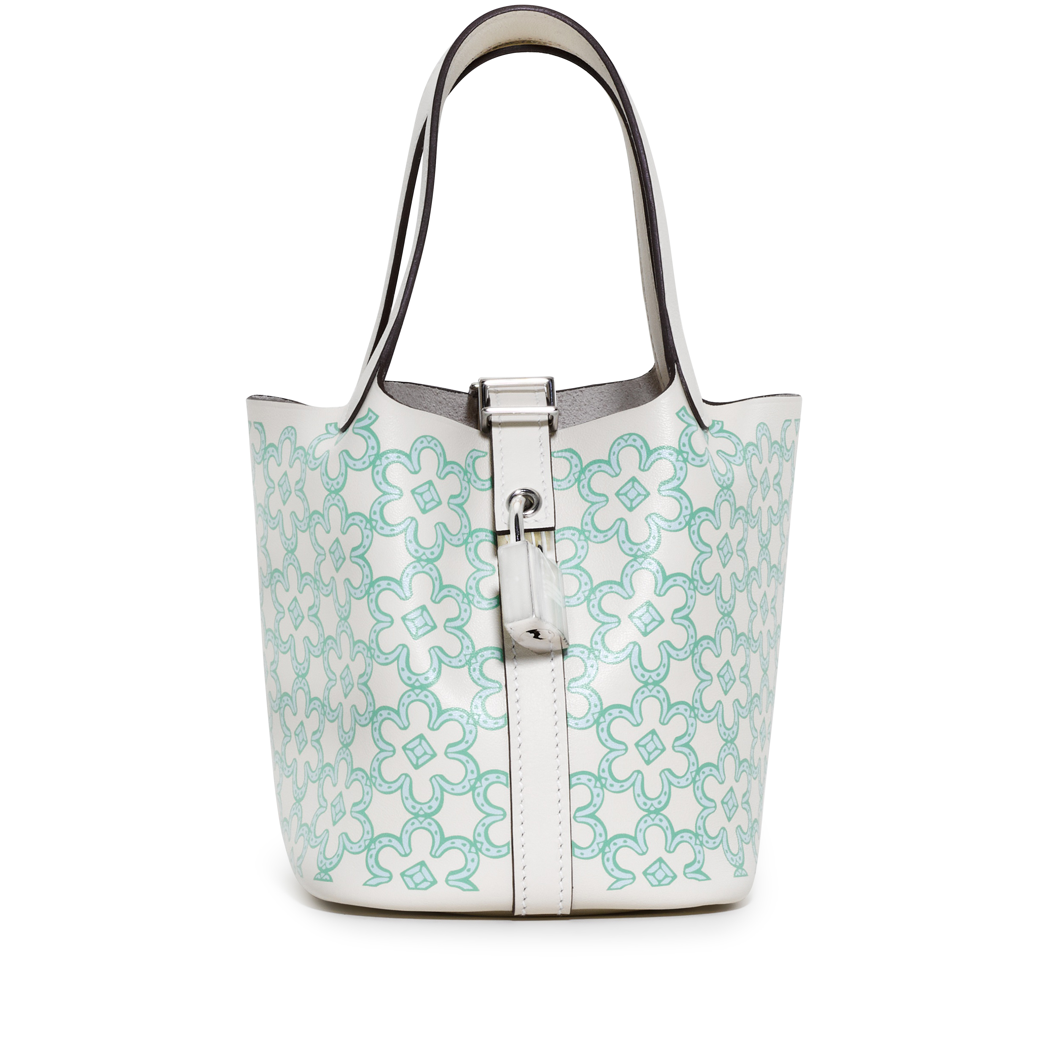 Hermès Nata Lucky Daisy Swift Micro Picotin Lock 14 Palladium