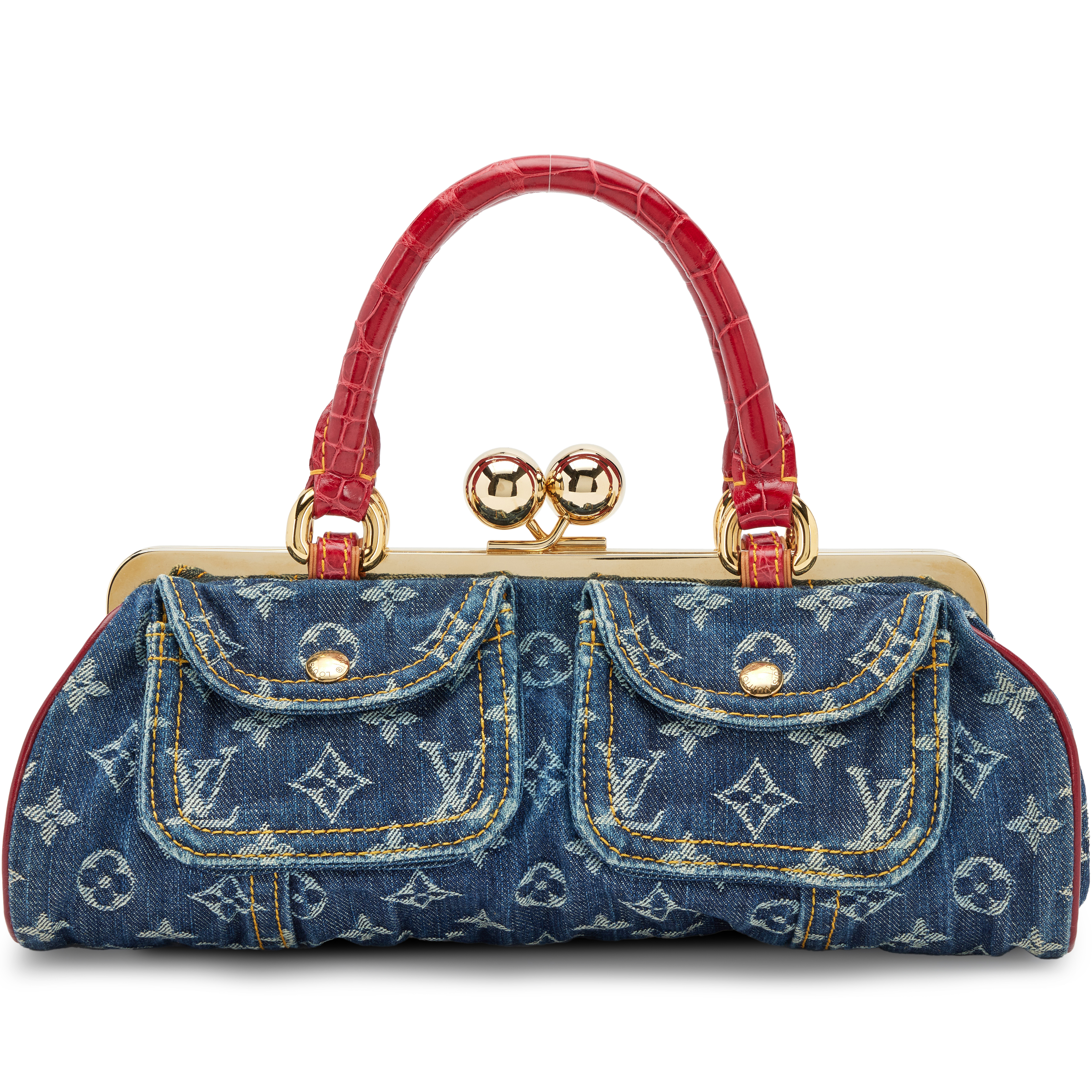 バッグ Louis Vuitton sac chaussures Louis Vuitton Sac Chaussures in Monogram Canvas Used