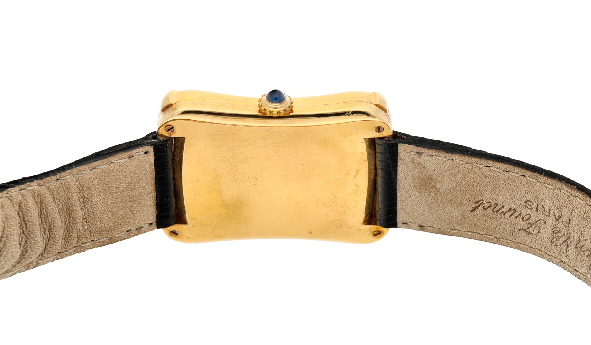 Coussin, A yellow gold rectangular wristwatch, Circa 1970 | Fine ...