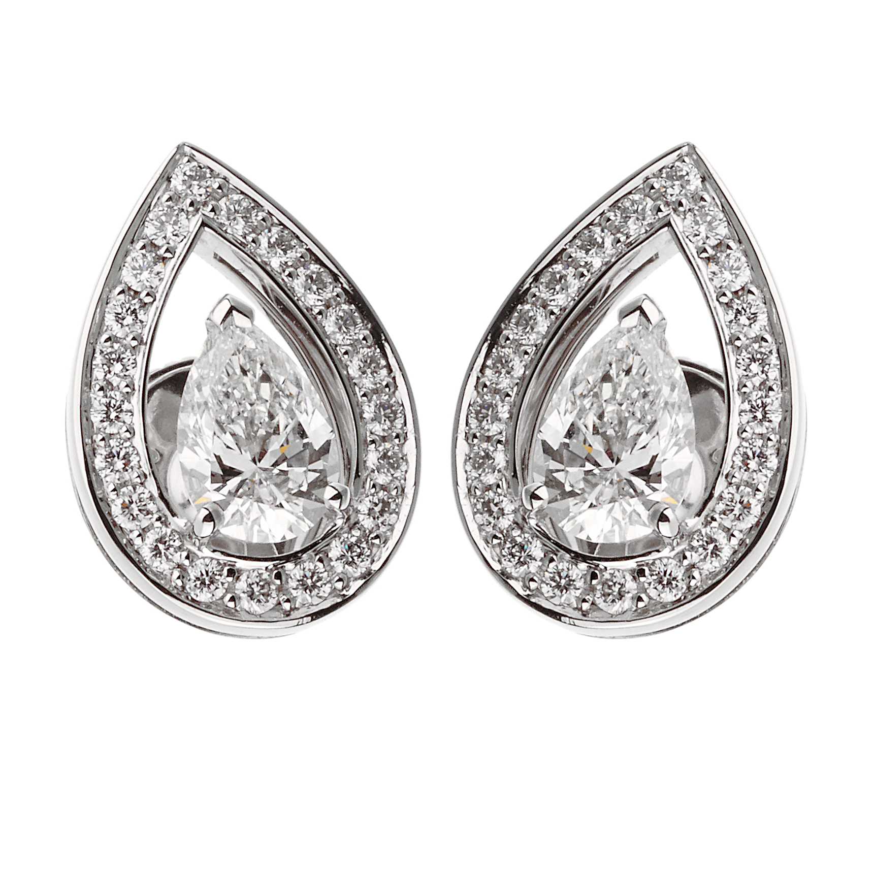 FRED PERRY☆ Laurel Wreath Earrings SHINY SILVER Fred Earrings Fred Perry Laurel Wreath Earrings Shiny Silver