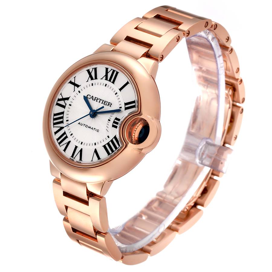 Cartier Ballon Bleu (Reference WGBB0042). A rose gold automatic wristwatch. - Image 3