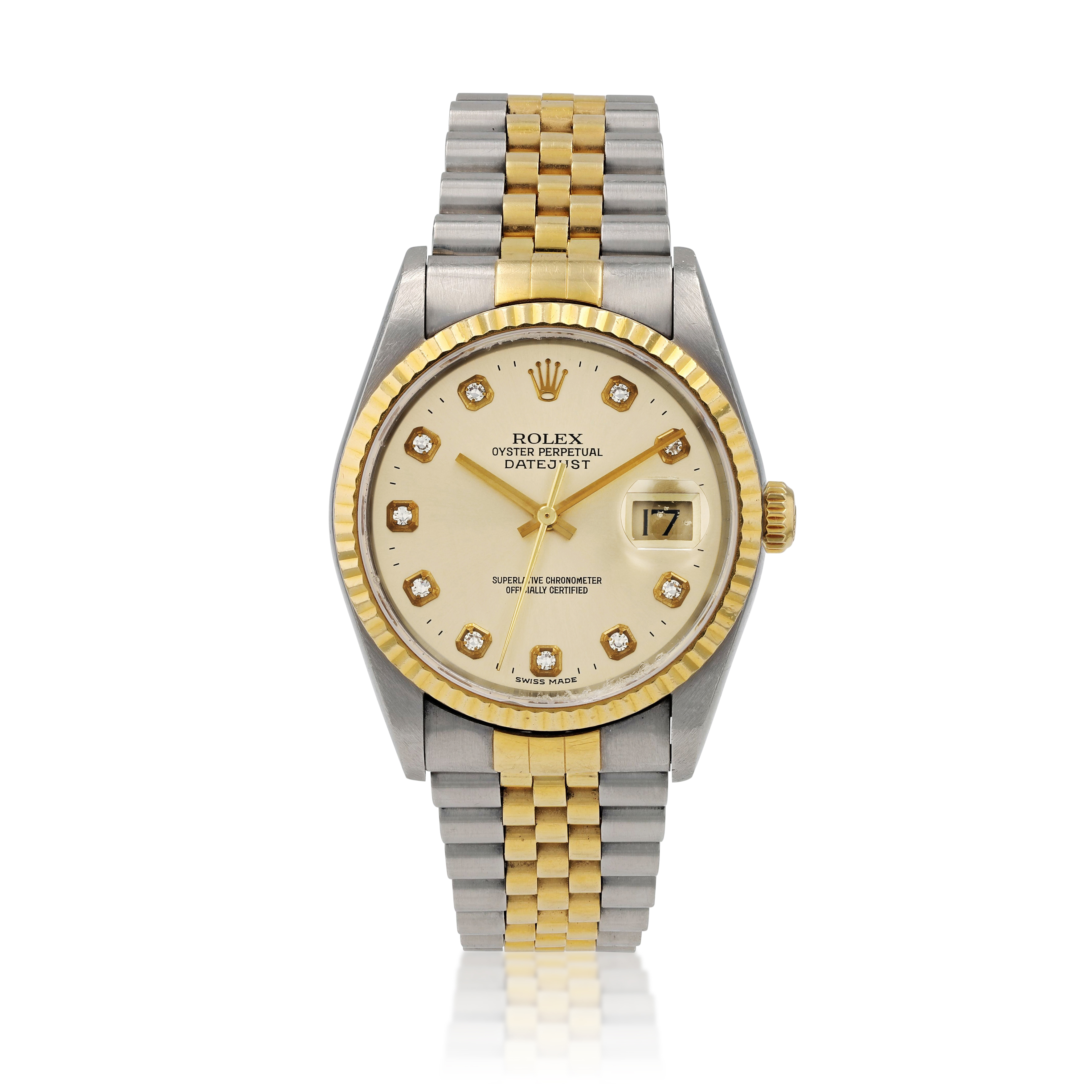 Rolex Datejust, Reference 16233, Stainless Steel And Yellow Gold