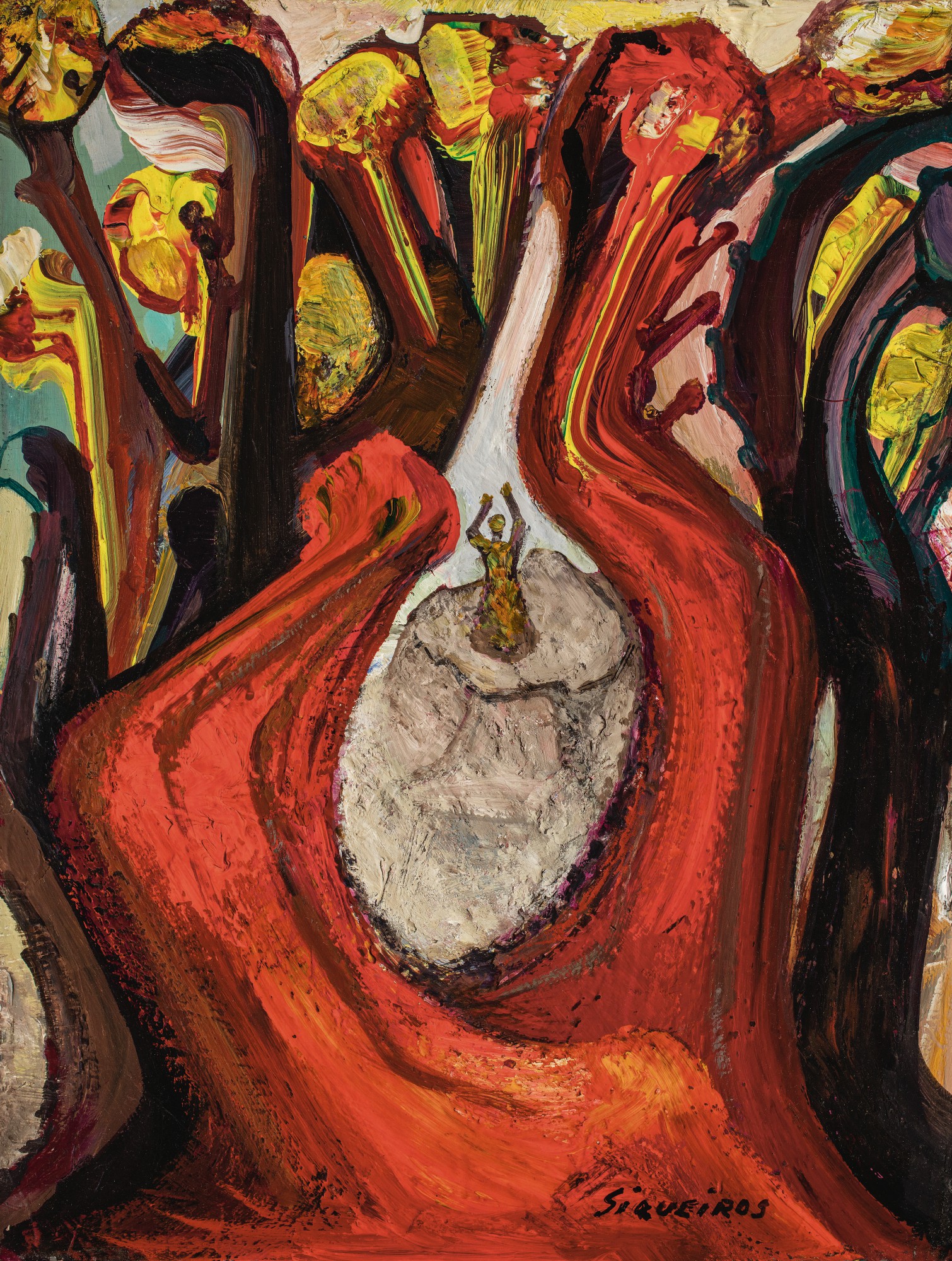 Давид альфаро сикейрос картины