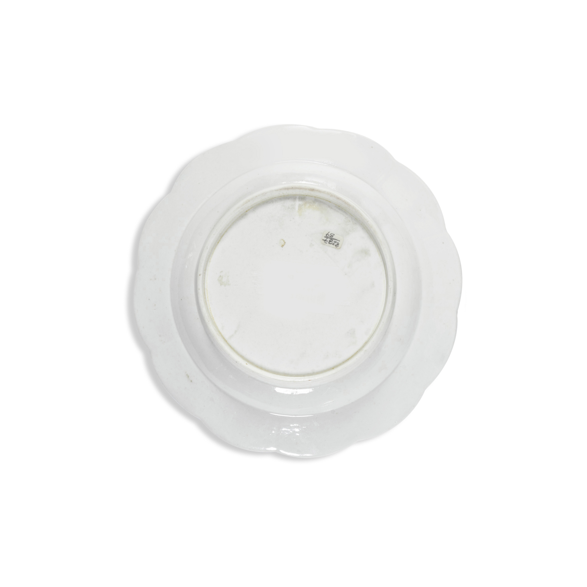 A Worcester FableDecorated Dessert Plate, Circa 1780 Hyde Park