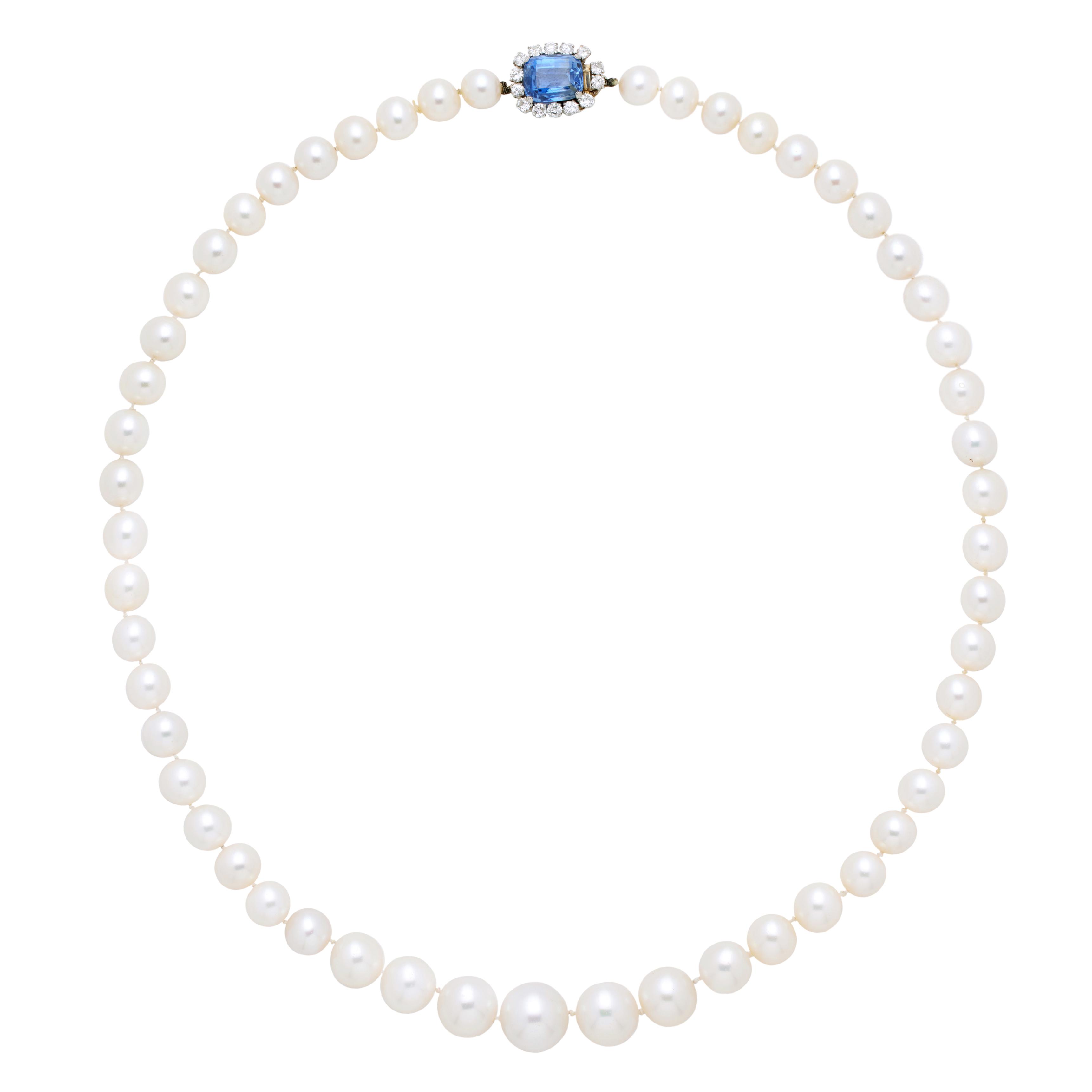 ★関税込★VINTAGE HOLLYWOOD★Gemstone Silky Pearl Necklace★ ☆関税込☆VINTAGE HOLLYWOOD☆Gemstone Silky Pearl Necklace