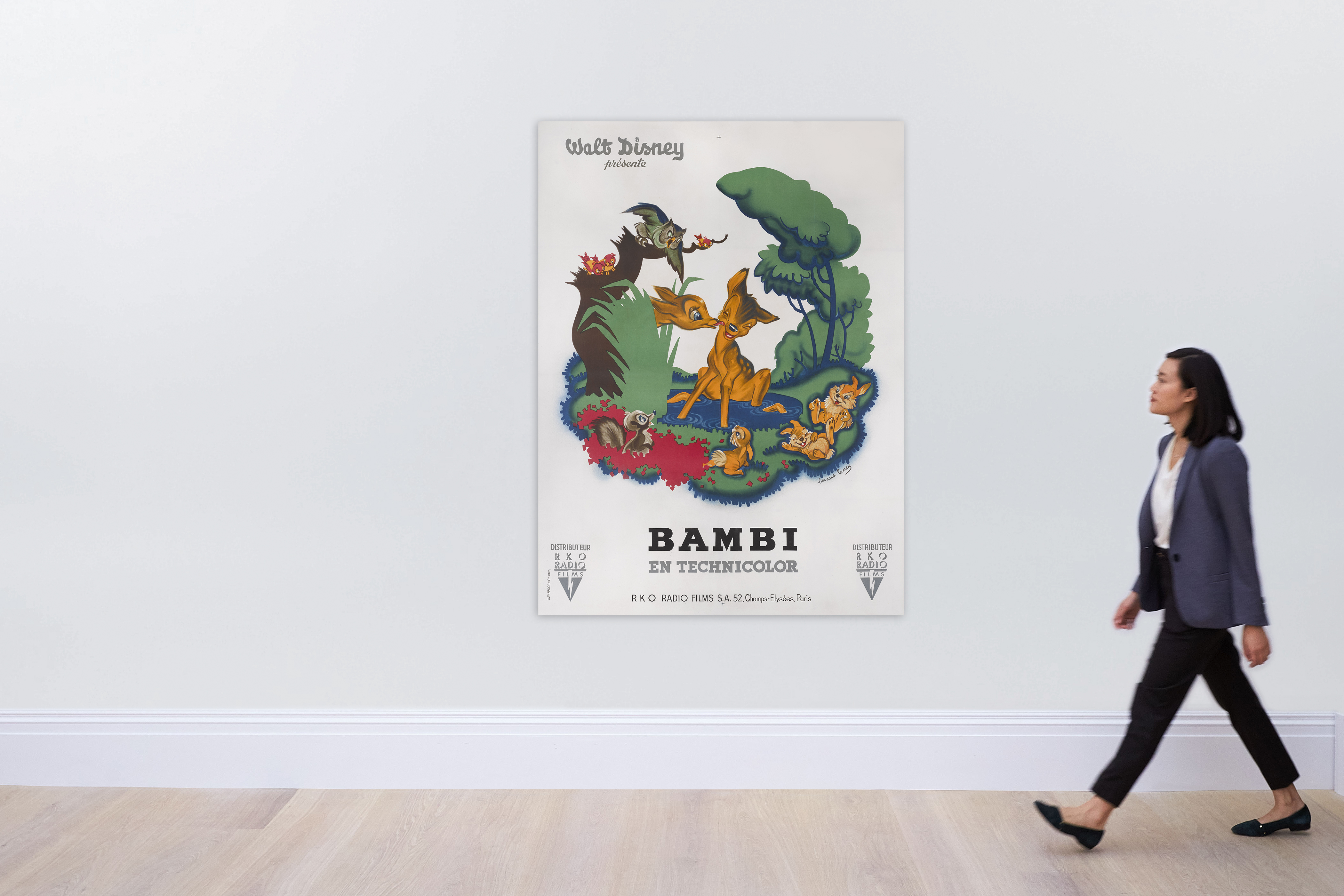 Bambi 1942 Poster French First French Release 1947 Original Film Posters2020 Sotheby S