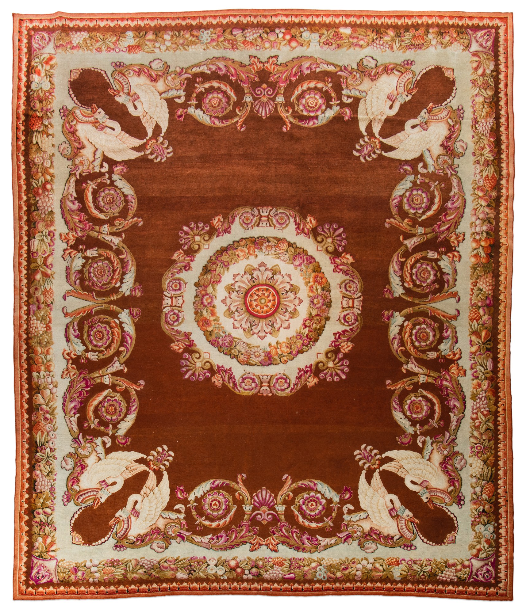 A Pile Aubusson Carpet, France, circa 1815 Hôtel Lambert, Une Collection Princière, Volume III