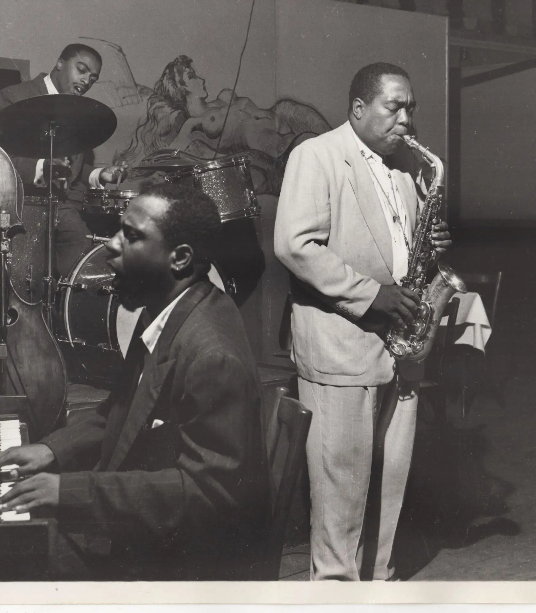 Bob Parent Vintage Photograph Of Charlie Parker, Thelonious