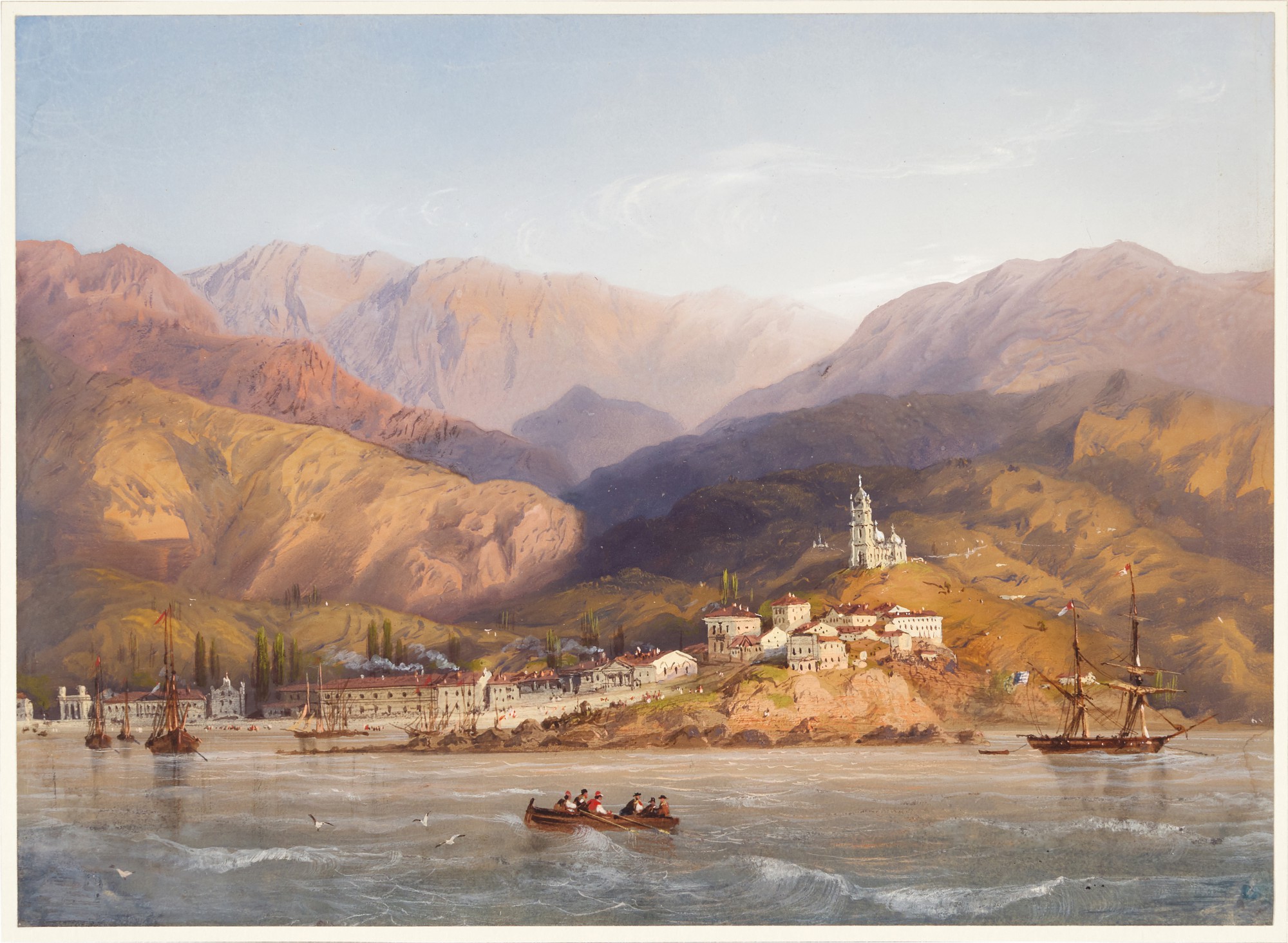 A view of Yalta, Crimea | Old Master and British Works on Paper, including  Portrait Miniatures from the Pohl-Ströher Collection | 2020 | Sotheby's