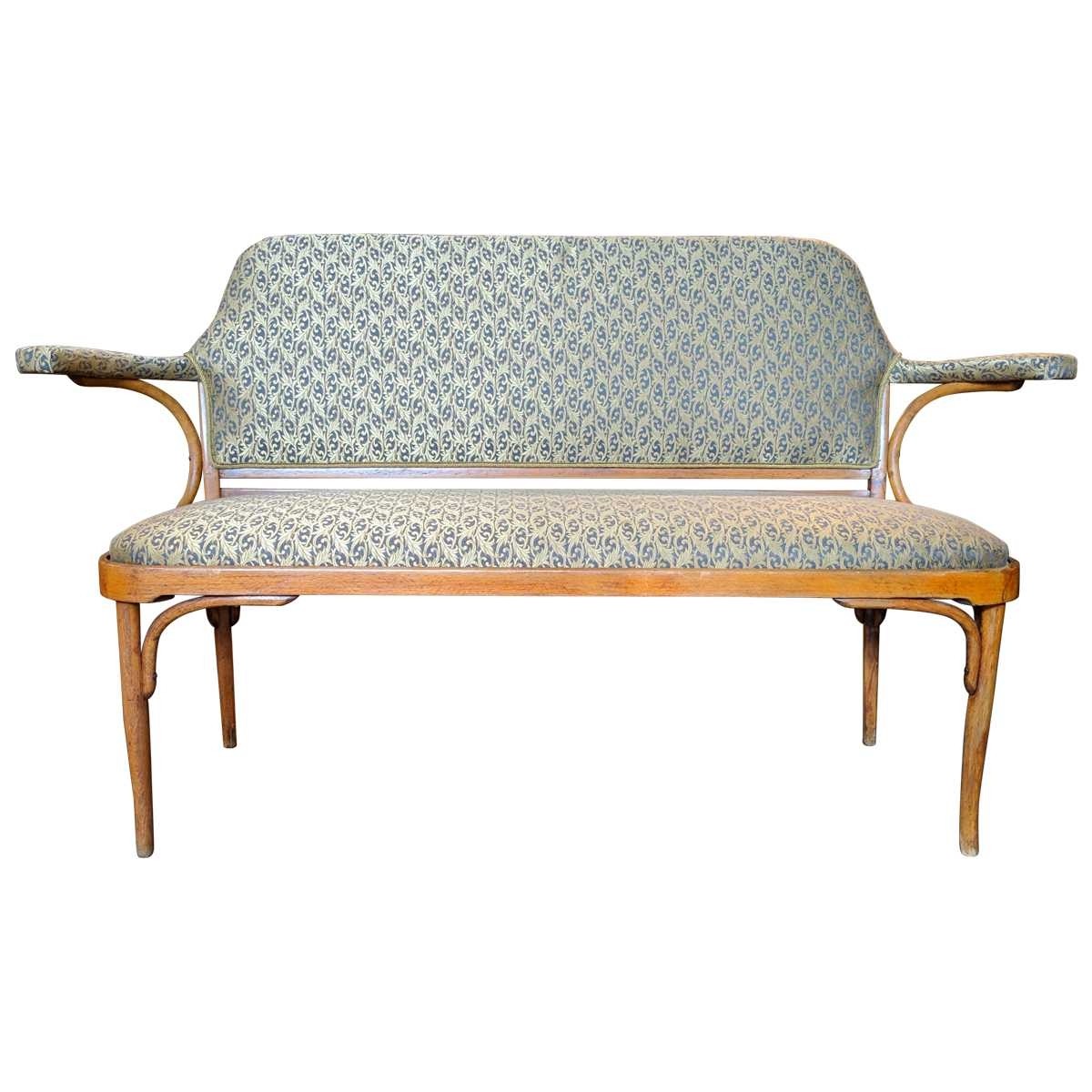 Jacob & Josef Kohn Vintage Upholstered Settee Available For 