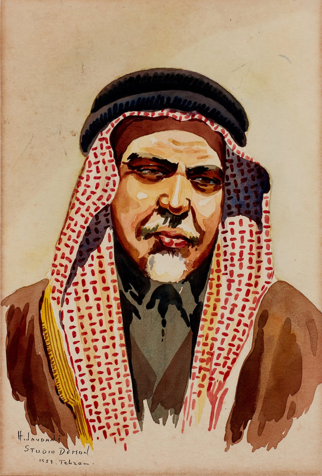 Kuwait 3 albums of photographs, 9 transparencies, and watercolour