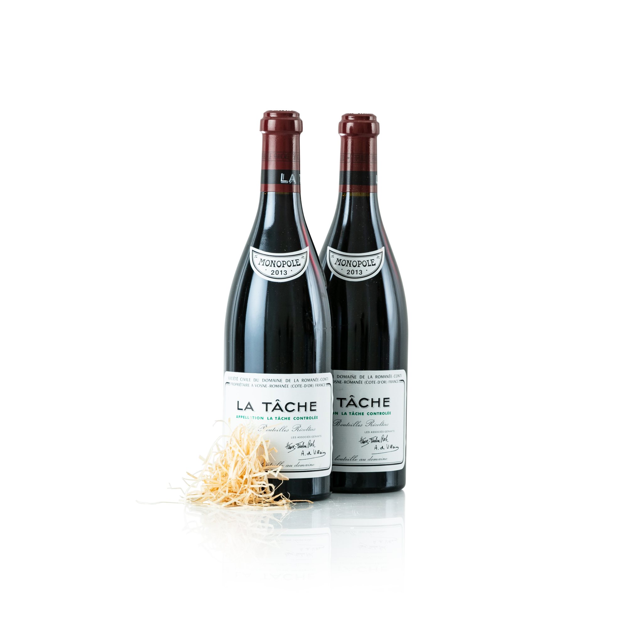 Étiquette + Contre-Étiquette + Collerette – Romanée Conti – 1973 – Originale
