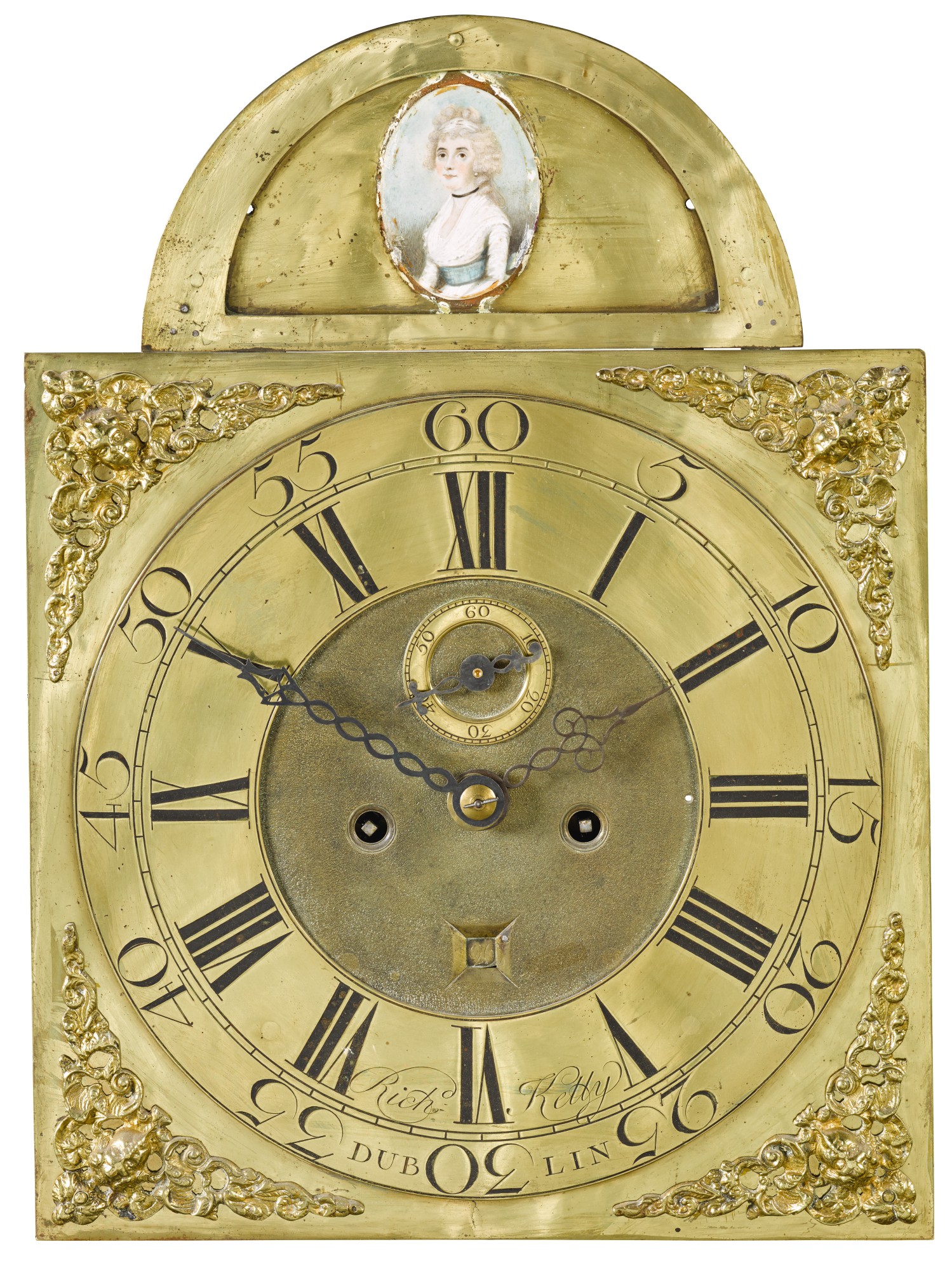 AN INLAID MAHOGANY LONGCASE CLOCK, LATE 18TH CENTURY AND LATER 44