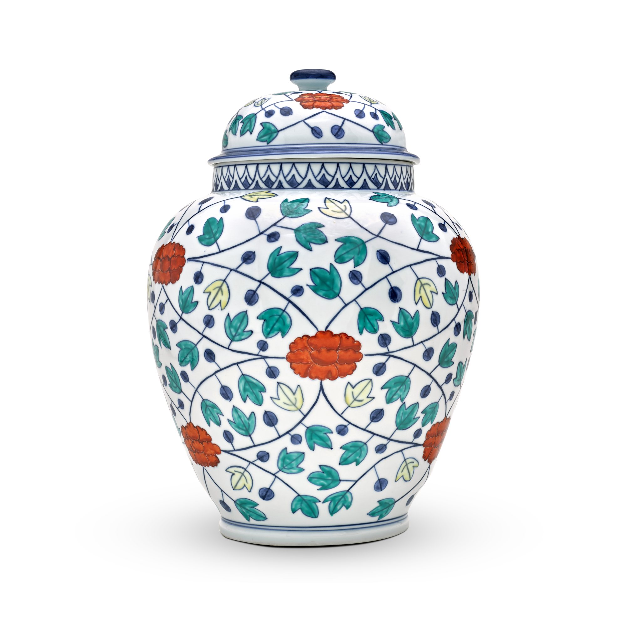 A large Imari vase decorated in Ko Imari style Showa period, 20th