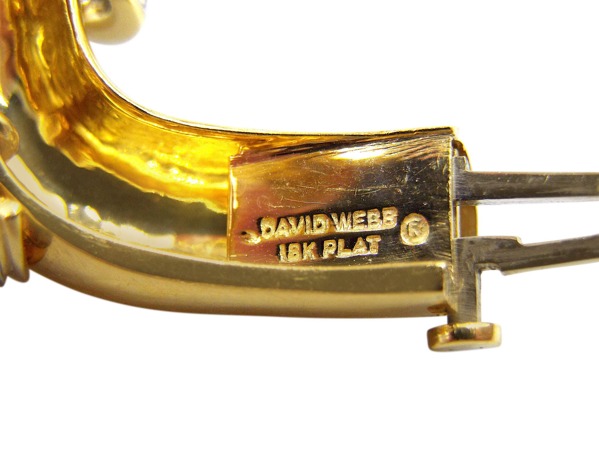 Gold, Platinum, and Diamond Link Bracelet - Image 2