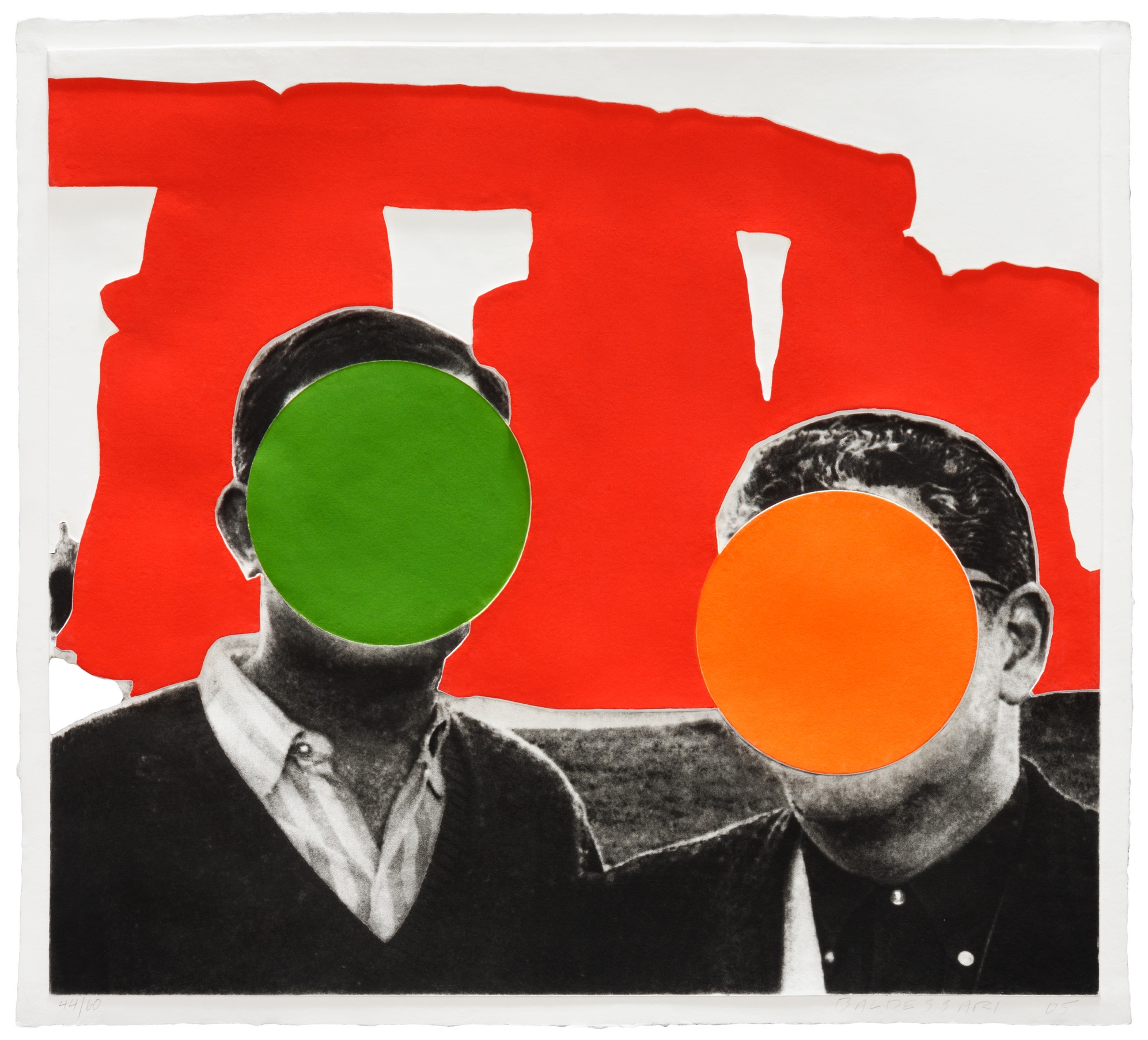 John Baldessari Stonehenge With Two Persons | Red Available For